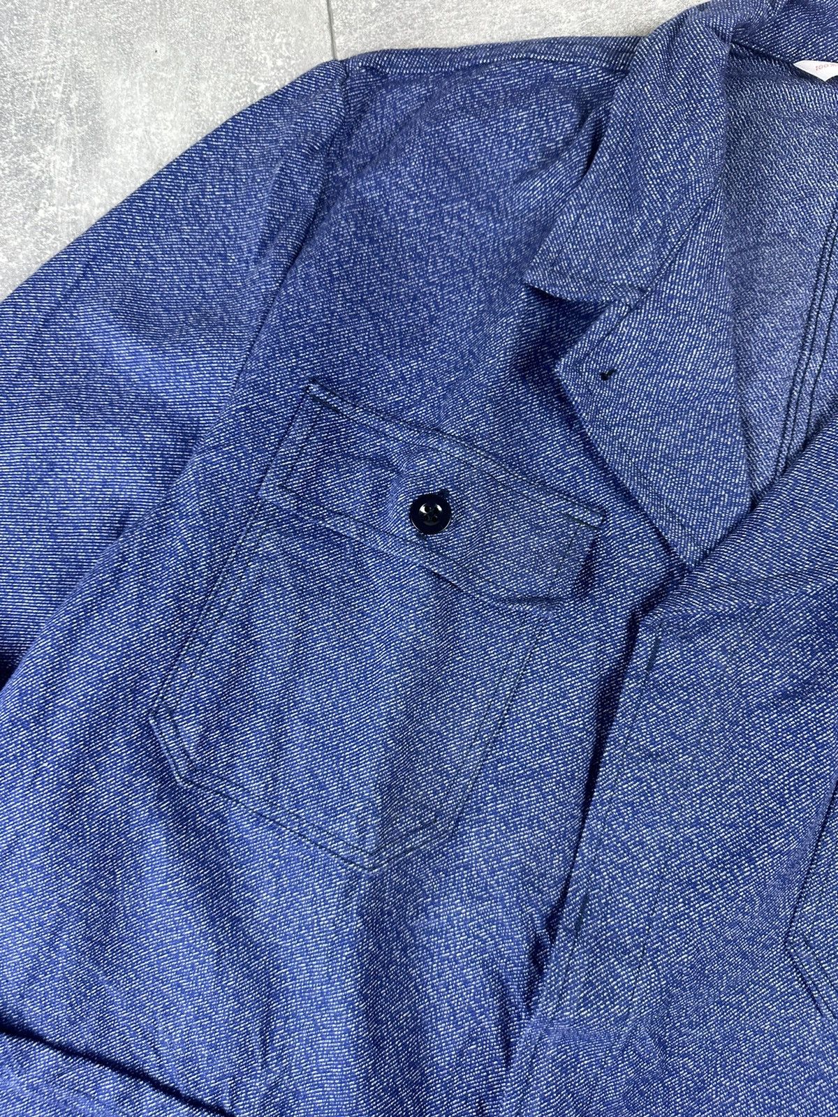 Le Laboureur Vintage Retro 70S Fischer Pecheur WorkWear Chore Jacket Size US L / EU 52-54 / 3 - 6 Thumbnail