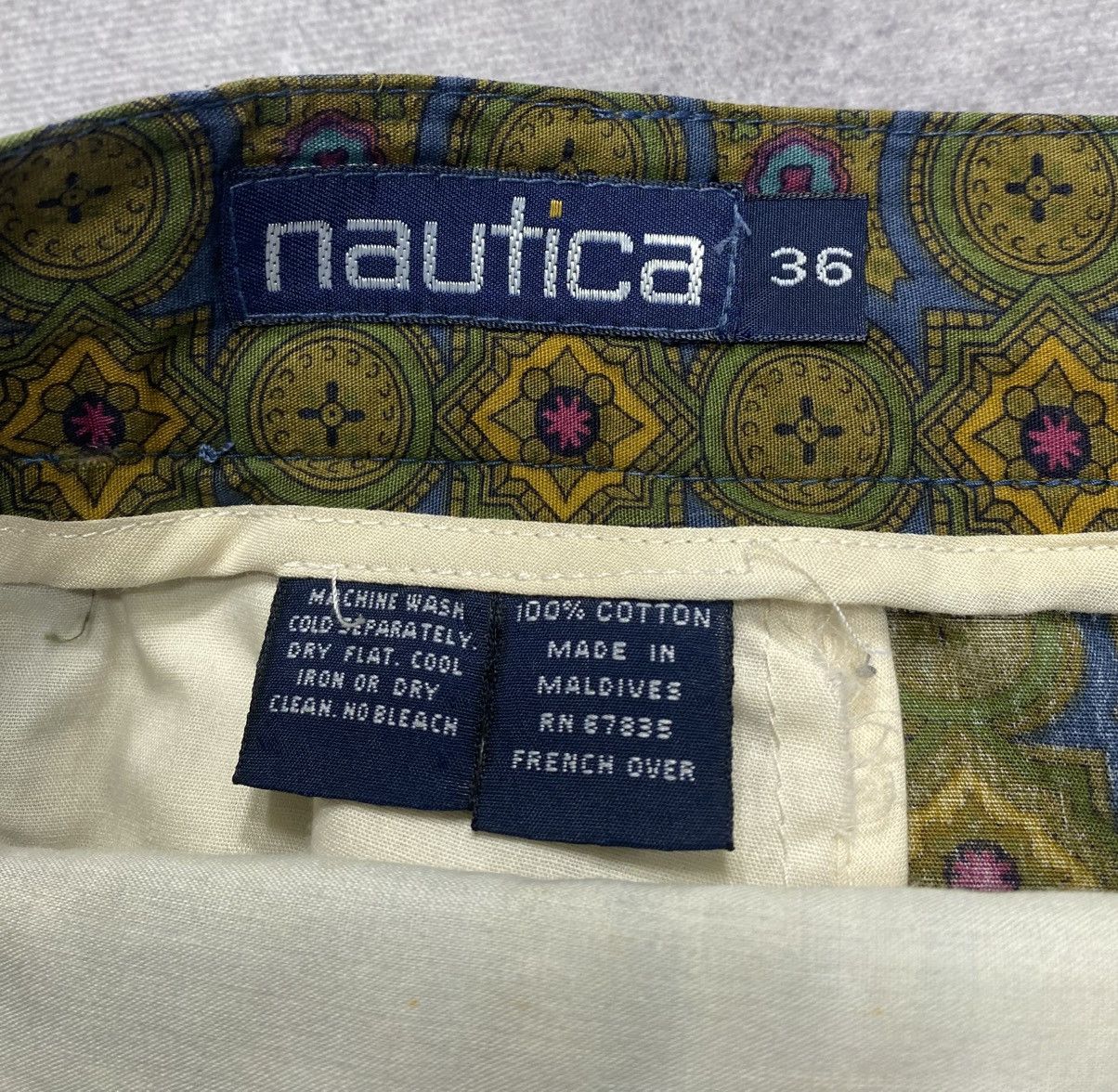 Nautica 90’s Vintage Nautica Mandela Shorts Size US 36 / EU 52 - 3 Thumbnail