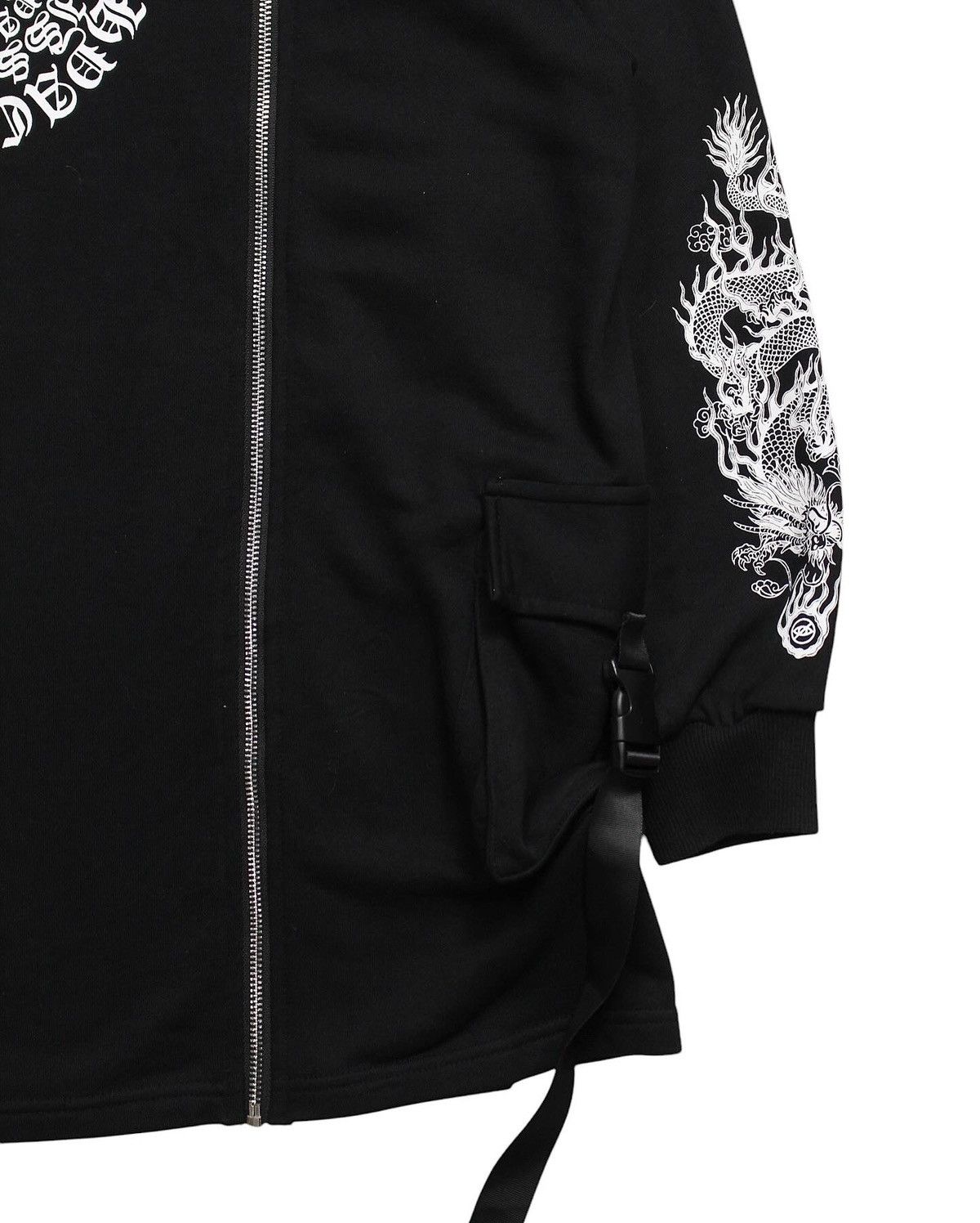 Hysteric Glamour KRY CLOTHING DRAGON SIDE POCKET MULTIZIP HOODIE Size US XXL / EU 58 / 5 - 5 Thumbnail