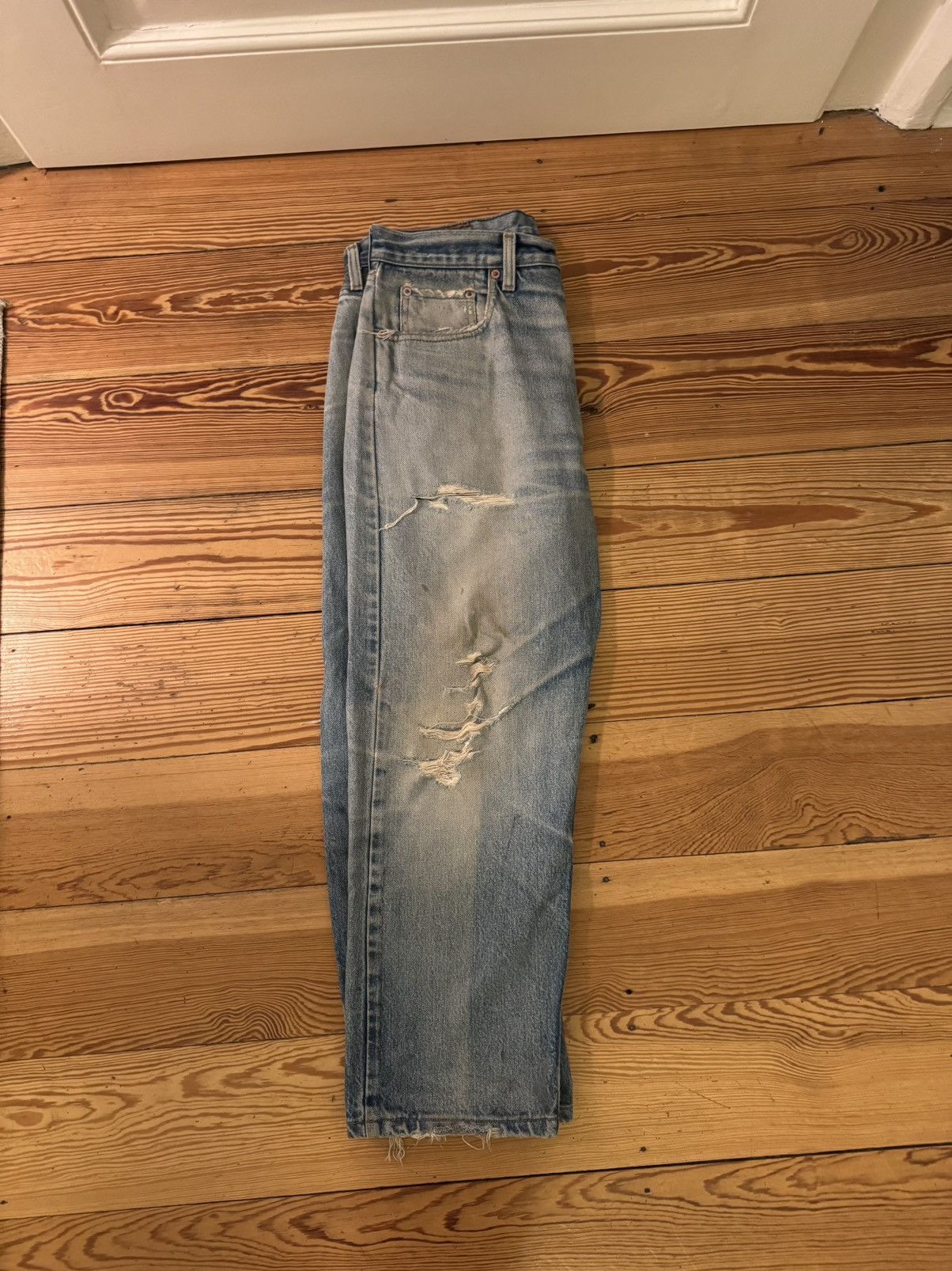 Levi's Distressed 1980s Levi’s orange tab - W36 L32 Size US 36 / EU 52 - 4 Thumbnail
