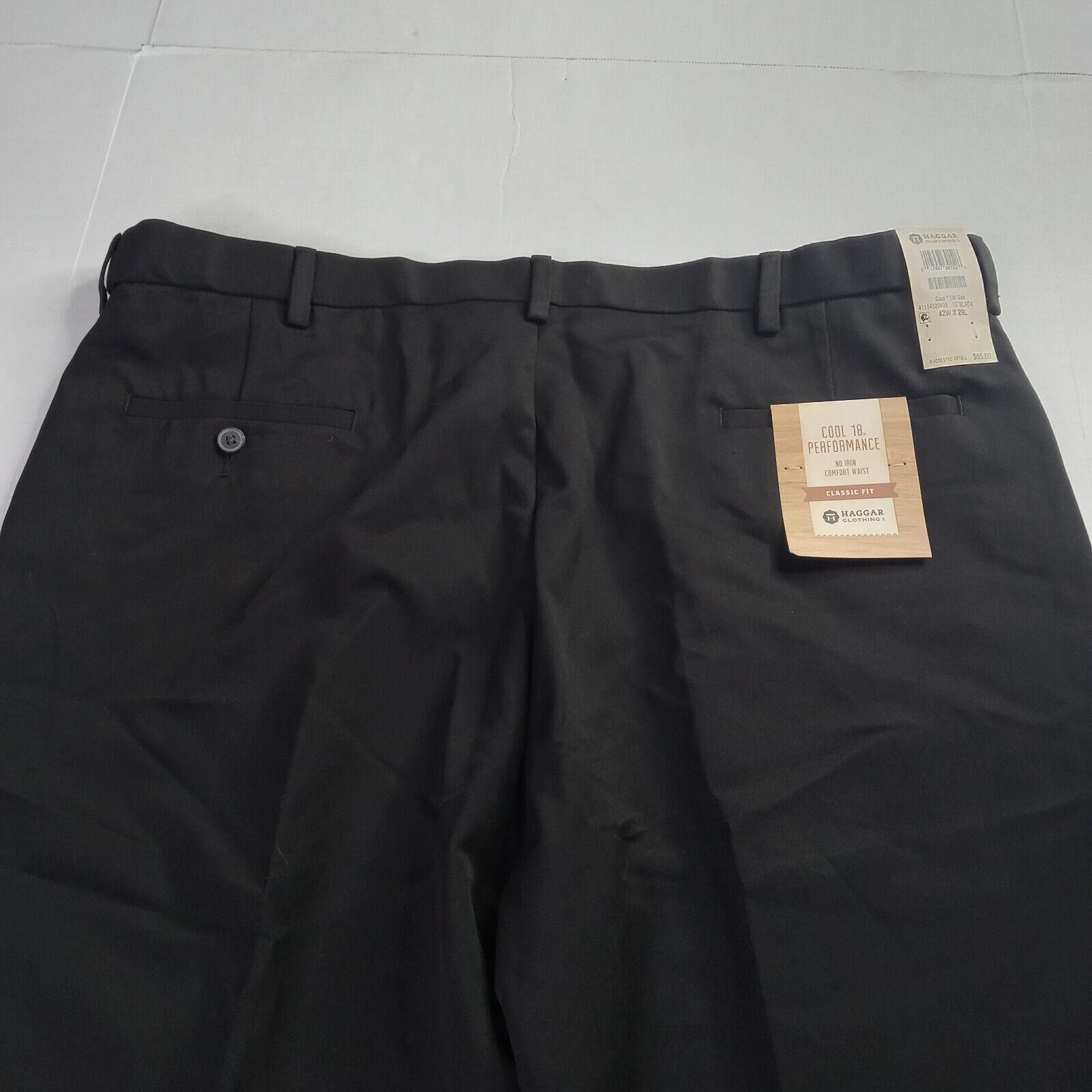 Haggar Haggar Cool 18 Performance Classic Fit Pants Men's 42x29 Size US 42 / EU 58 - 6 Thumbnail