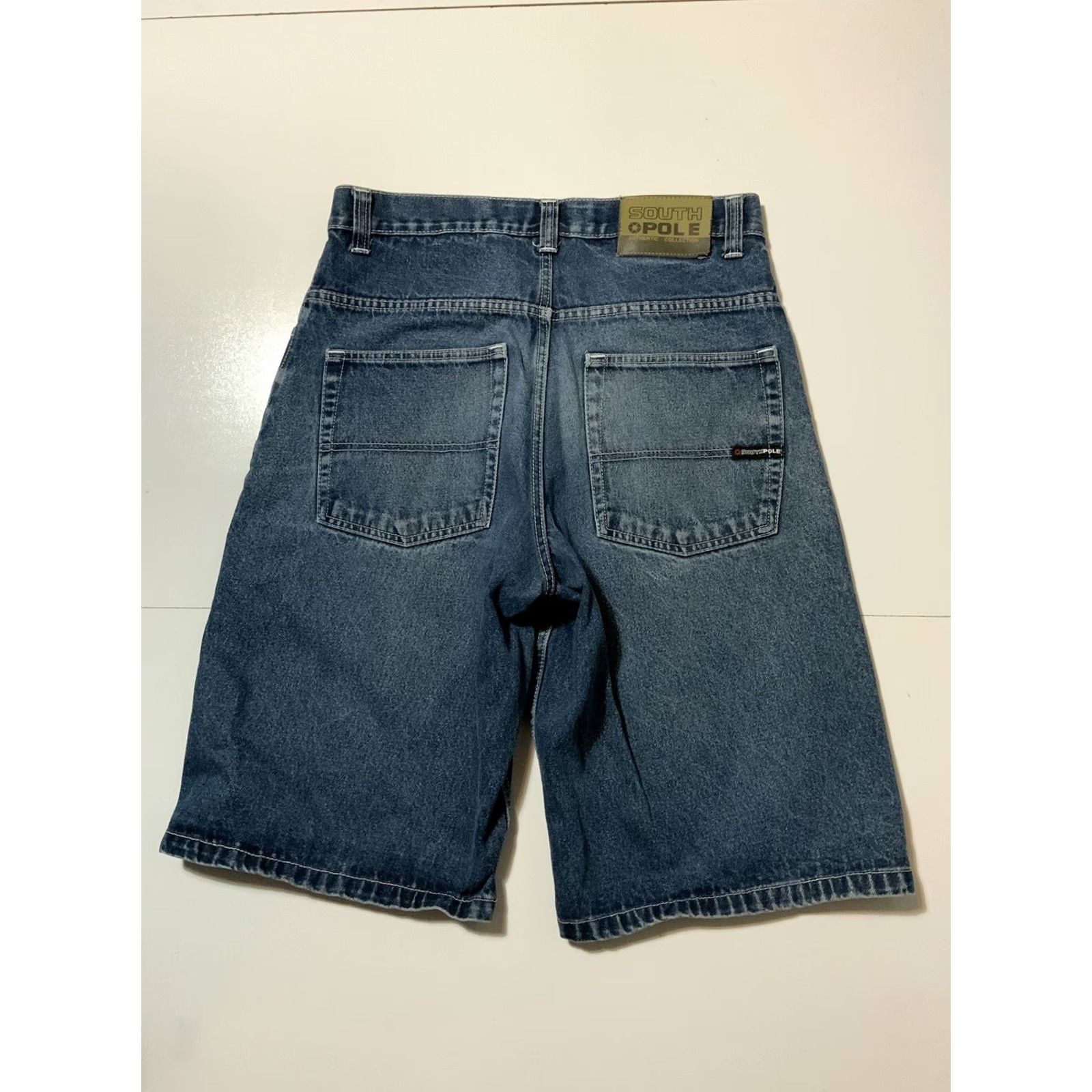 Southpole VINTAGE Southpole Denim Jean Shorts Baggy Hip Hop Y2K 2000s Sz.34 Men Blue Shorts Mens Jeans Baggy 34 Inseam 13.5 Outseam 25 Size US 34 / EU 50 - 2 Thumbnail