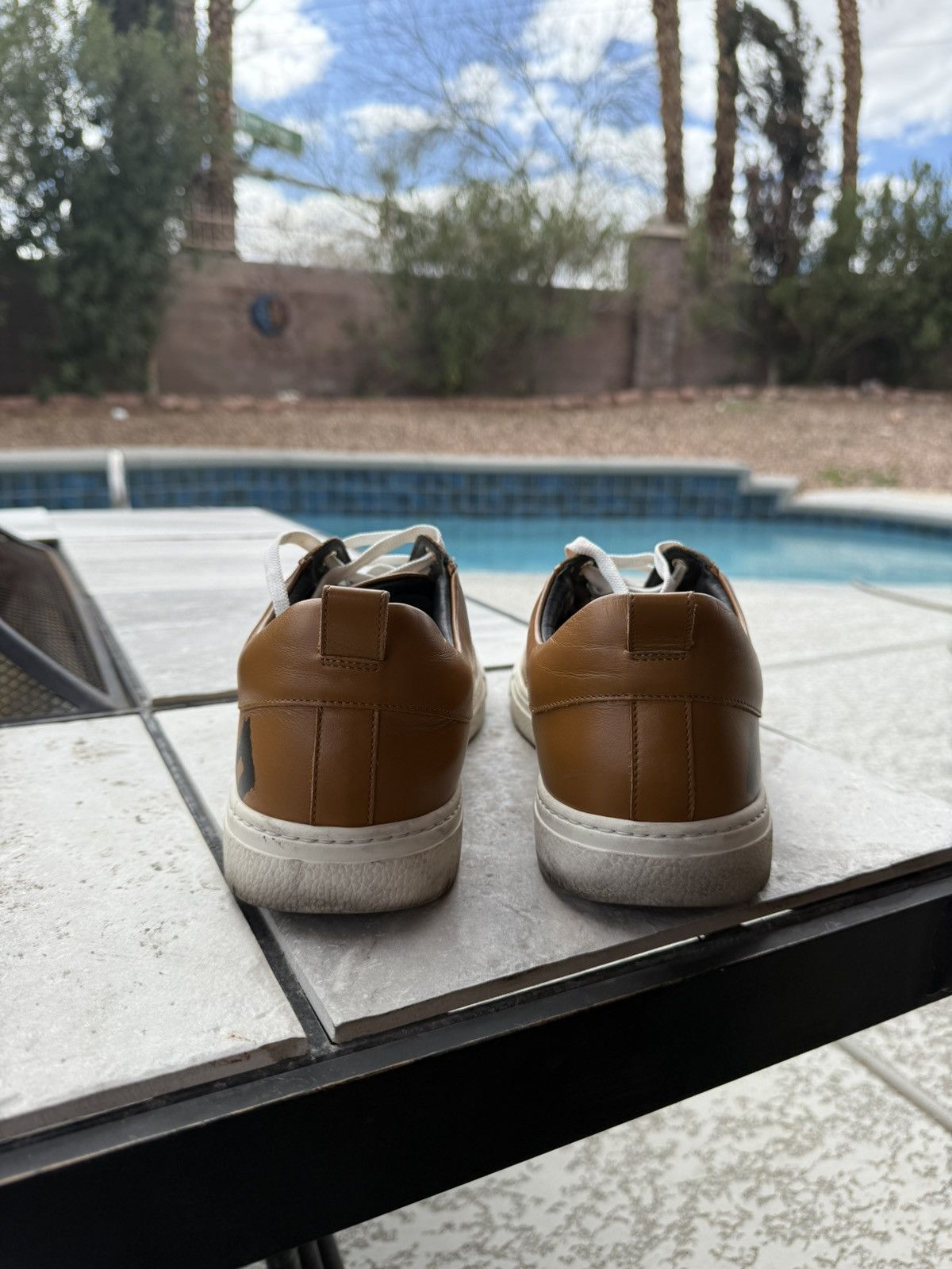 MCM Leather MCM Logo Trainer Size US 11 / EU 44 - 4 Thumbnail