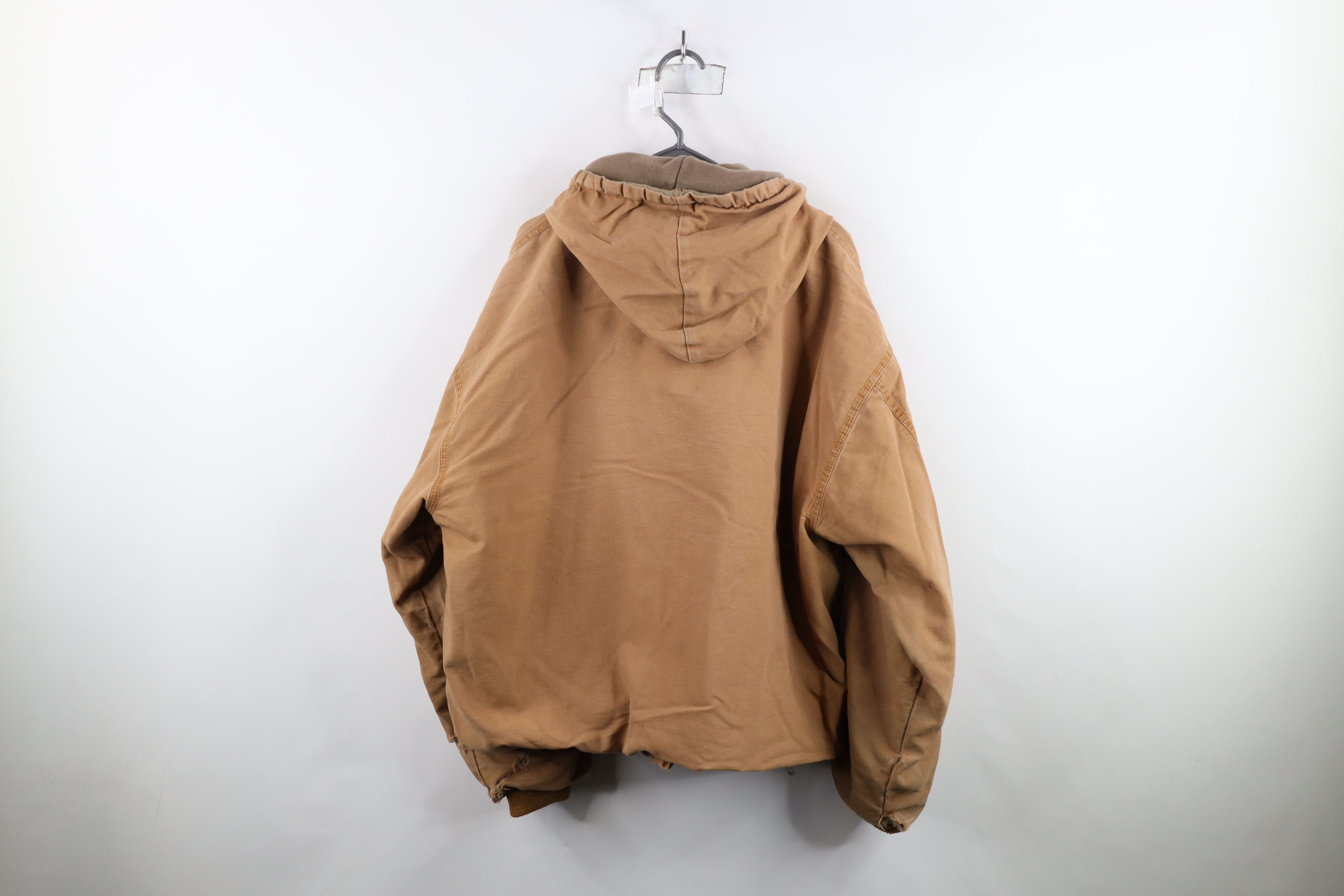 Vintage Vintage 90s Tyndale FR Wool Lined Hooded Canvas Jacket USA Size US XXL / EU 58 / 5 - 13 Thumbnail