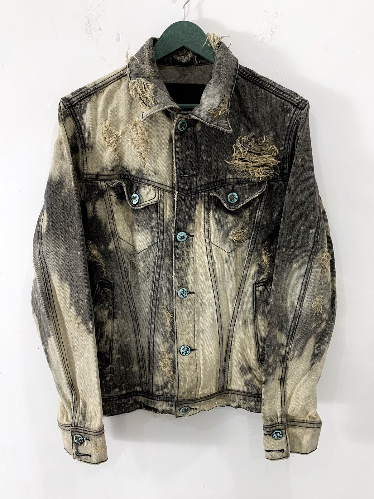 GOA GOA undefined distress jacket vkei style punkgoth archives Size US M / EU 48-50 / 2 - 1 Thumbnail