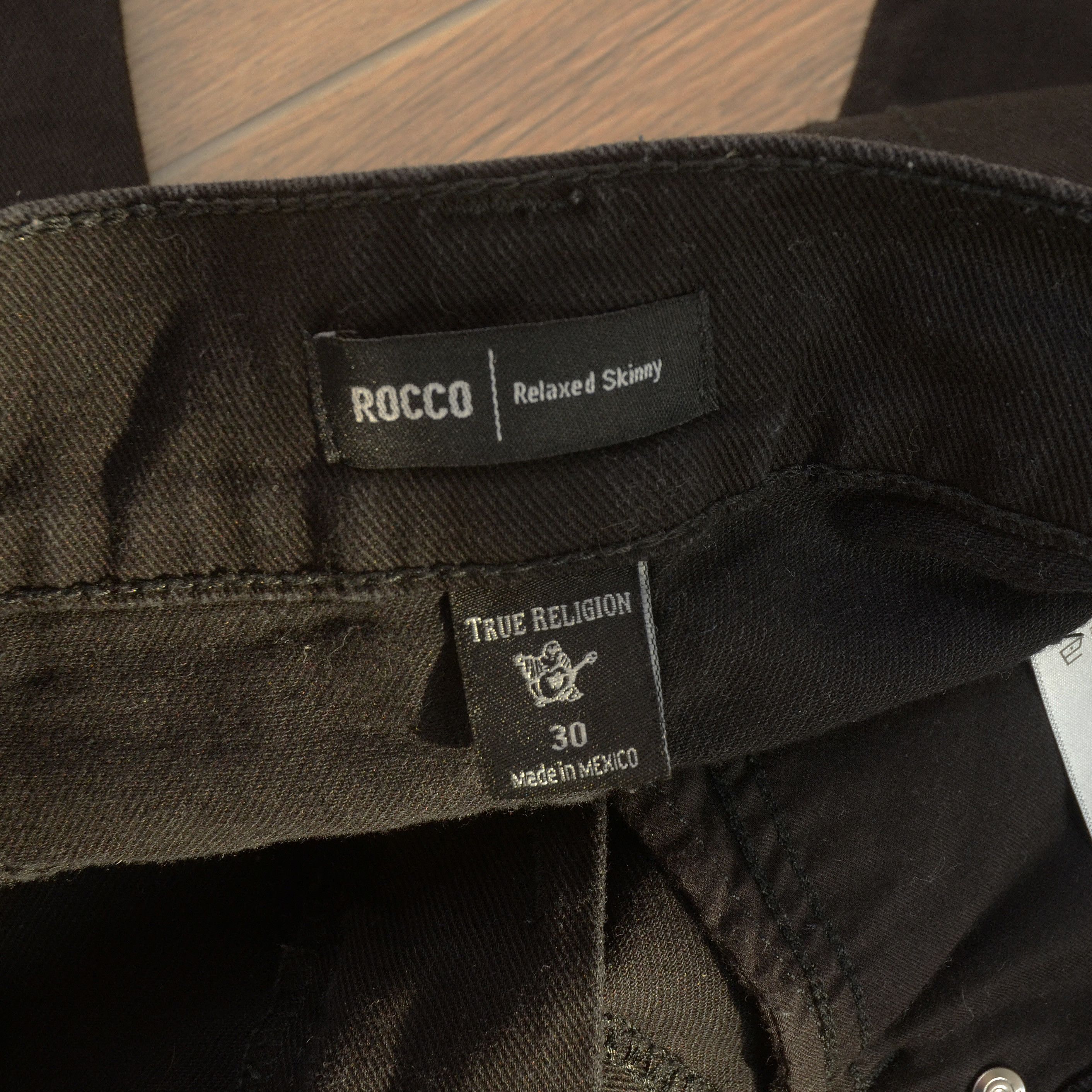 True Religion True Religion Rocco Relaxed Skinny jeans y2k black denim Size US 30 / EU 46 - 10 Thumbnail