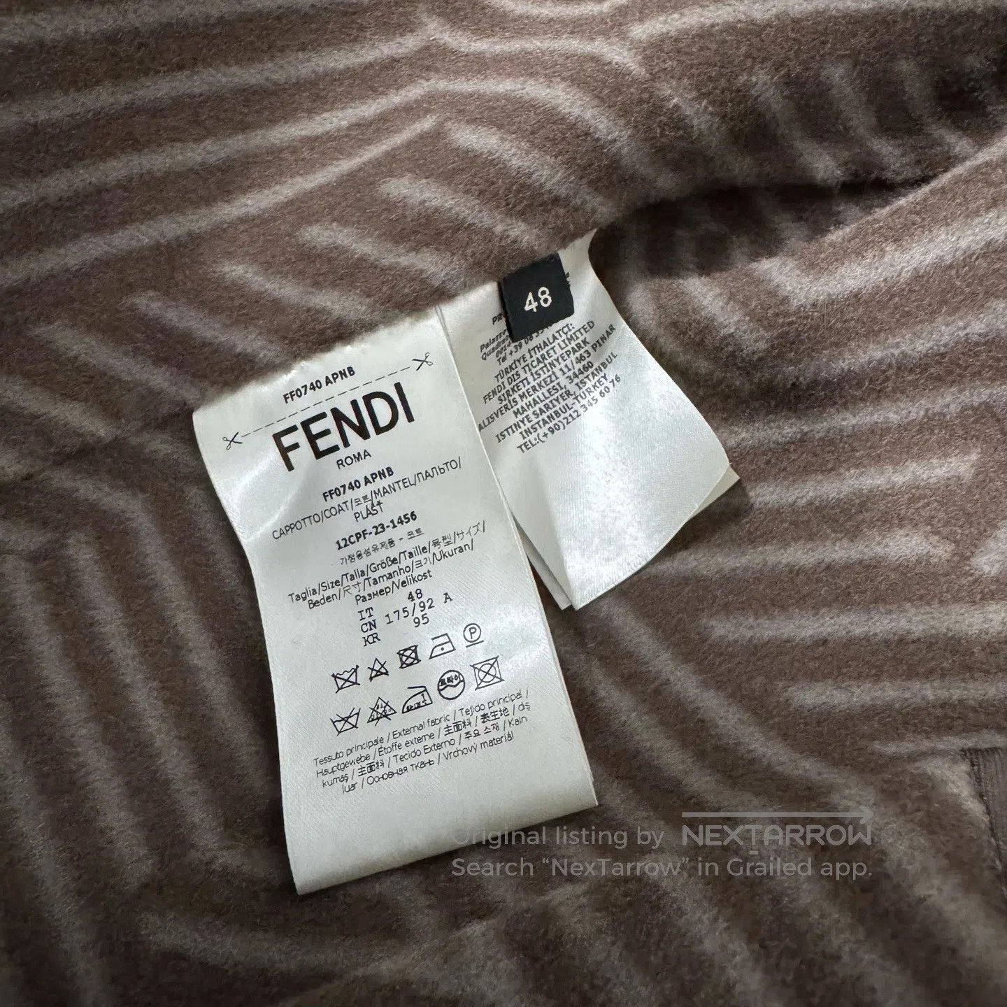 Fendi FENDI Cashmere cloak coat| Size US M / EU 48-50 / 2 - 6 Thumbnail