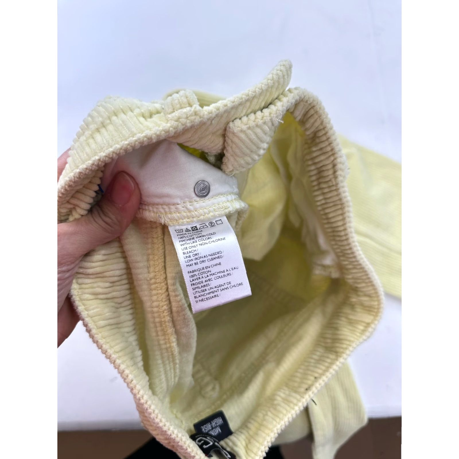 Bdg BDG Corduroy High Rise Mom Pants Women’s Yellow Ankle Size 25 Size 42" / US 20 - 5 Thumbnail