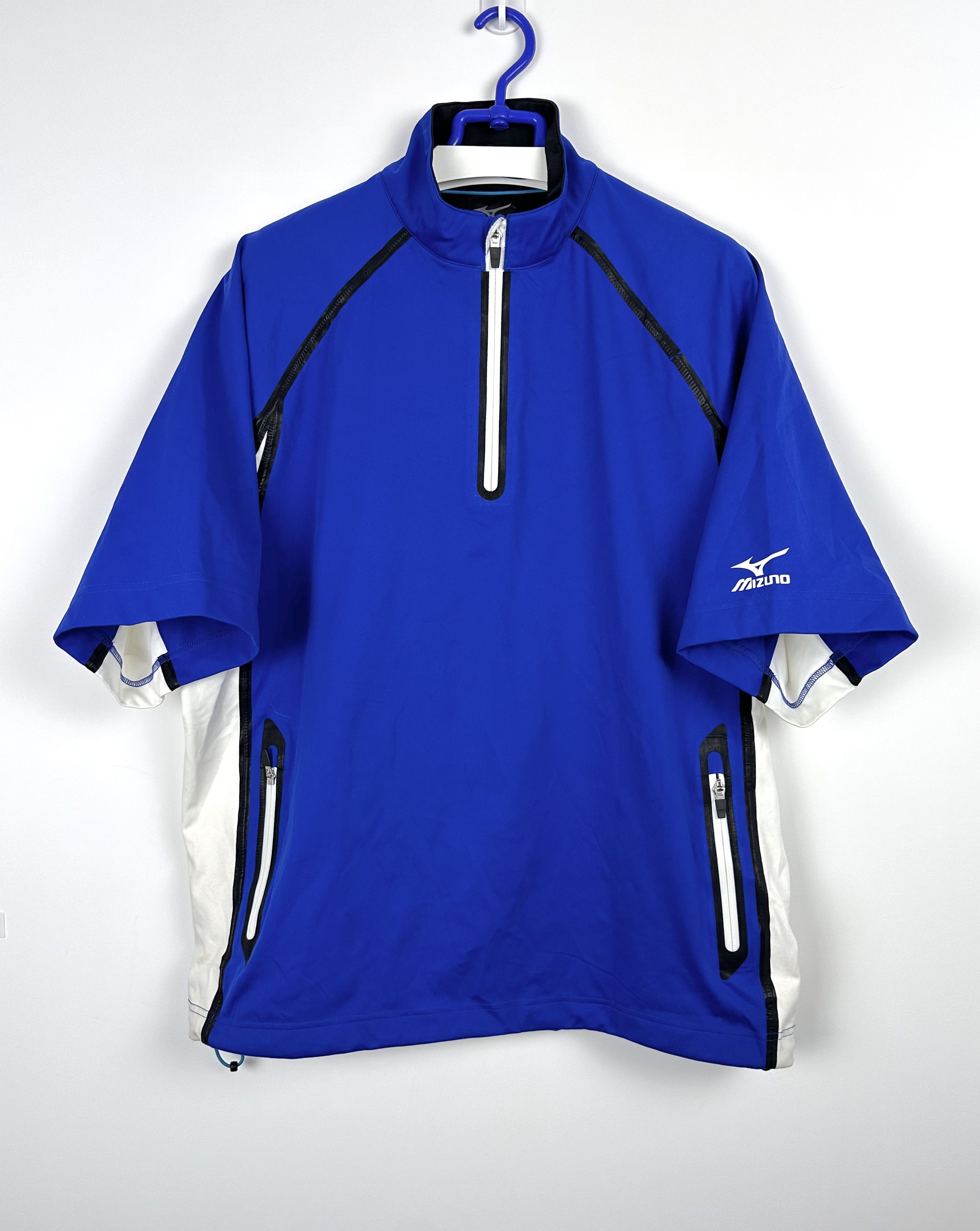 Mizuno Sports t-shirt Mizuno male blue vintage Size US XL / EU 56 / 4 - 1 Thumbnail