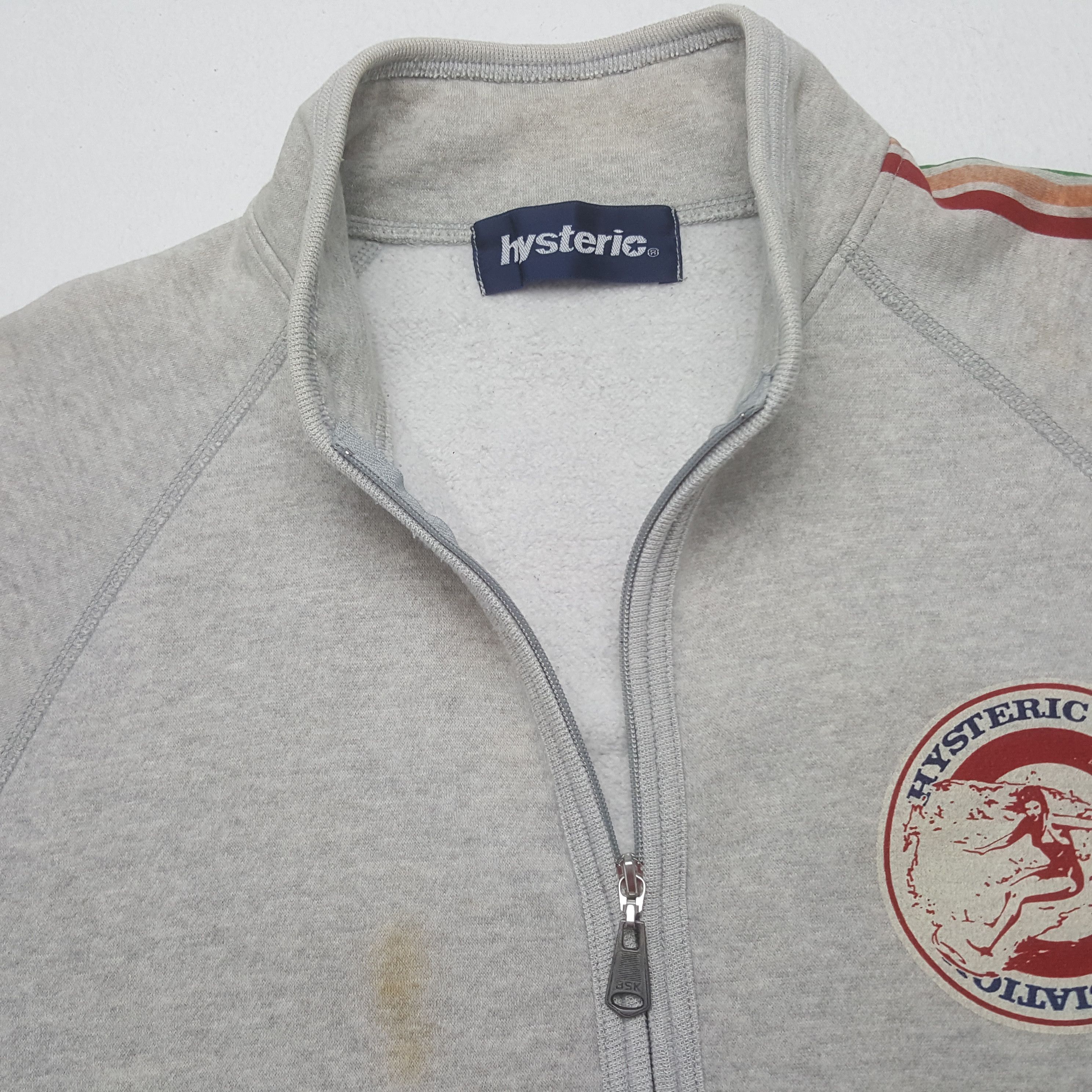 Hysteric Glamour × Japanese Brand × Vintage Vintage Hysteric Glamour Zipper Custom Art Sweater Size US M / EU 48-50 / 2 - 5 Thumbnail
