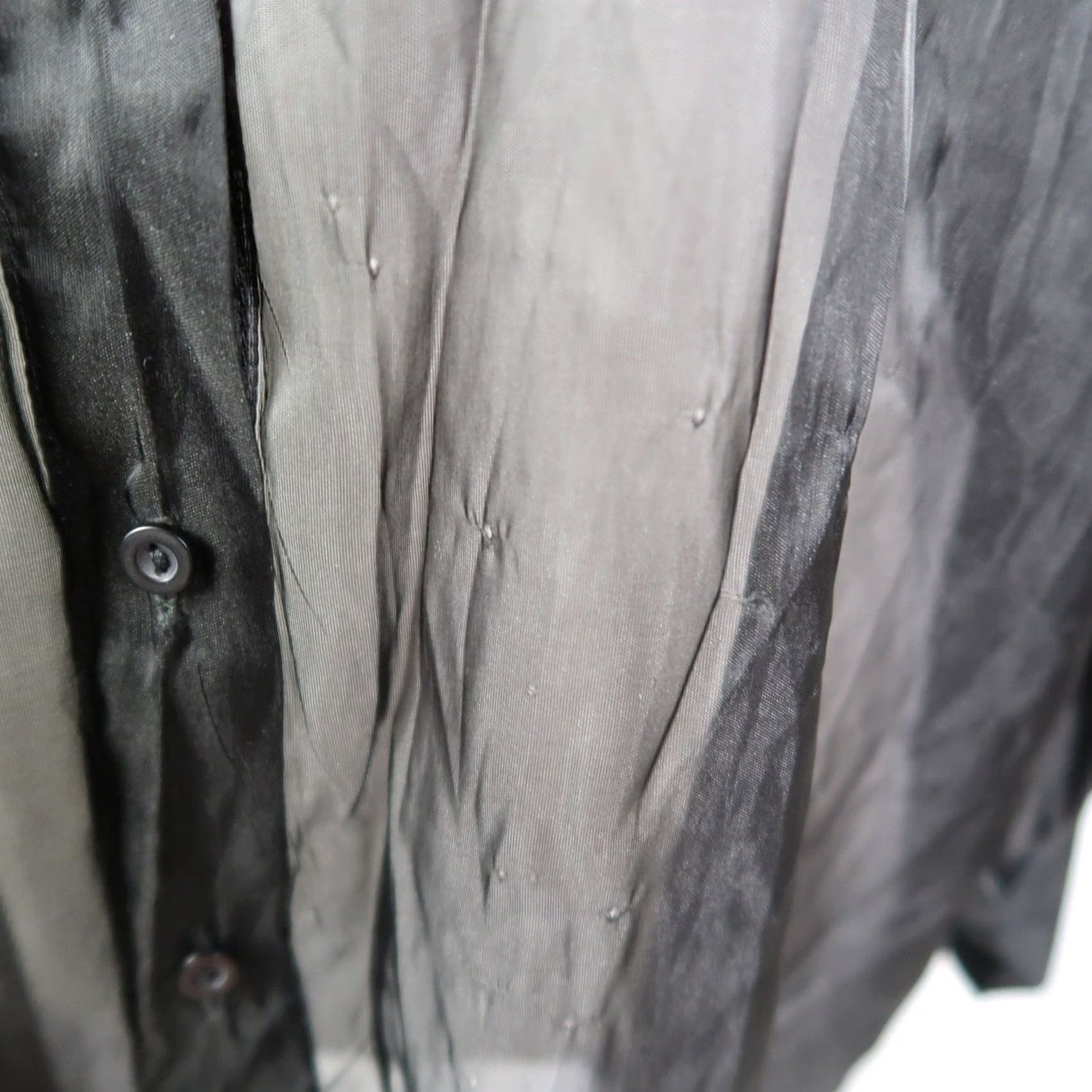 Vintage JLUXLABEL Black Sheer Button-Down Tunic Top Blouse Small Women Long Sleeve Collared Casual Party/Cocktail Solid Button Tunic Black Small Size S / US 4 / IT 40 - 6 Thumbnail