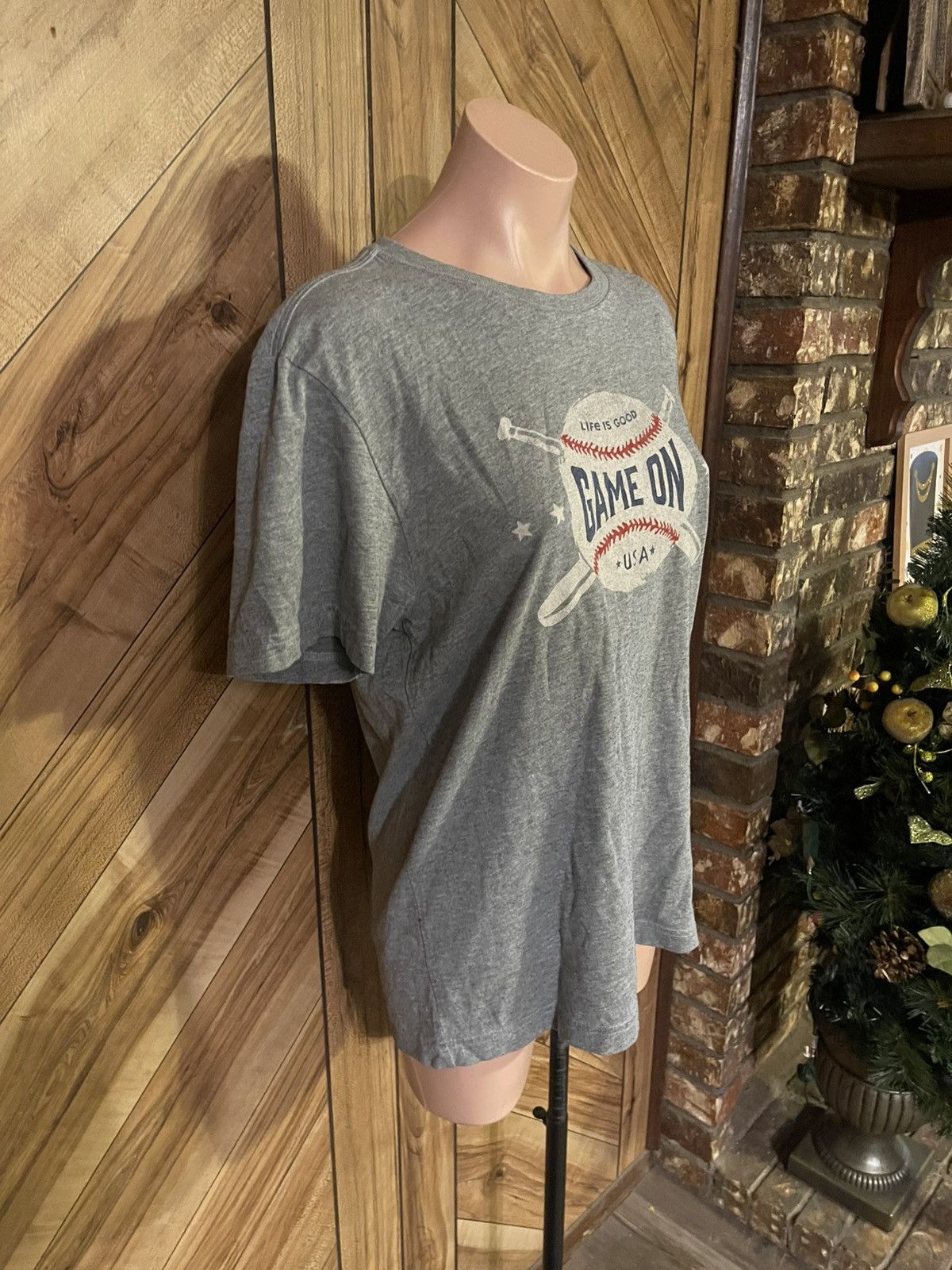 Life is Good Life Is Good Men’s Medium Baseball Game On Crusher Tee Size US M / EU 48-50 / 2 - 4 Thumbnail