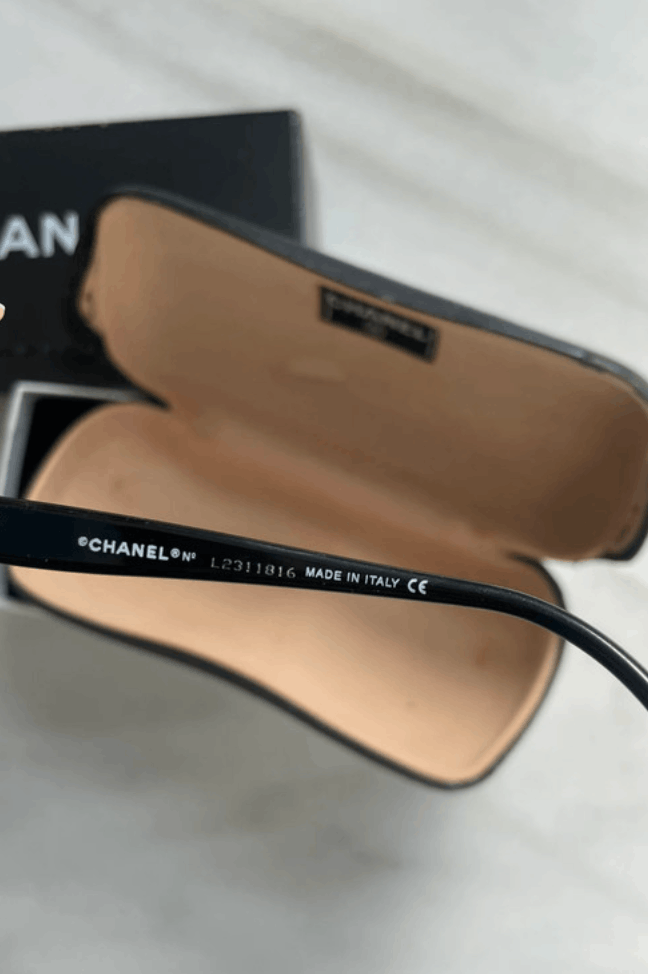 Chanel CHANEL Sunglasses 4019 Mask Rimless Rhinestone 4017 Vintage Size ONE SIZE - 3 Thumbnail