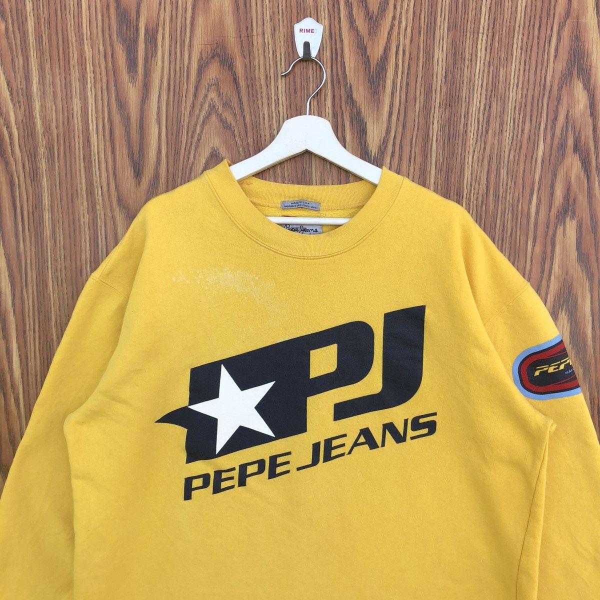 Pepe Jeans Vintage Pepe Jeans Large Logo Sweatshirt Size US L / EU 52-54 / 3 - 3 Thumbnail