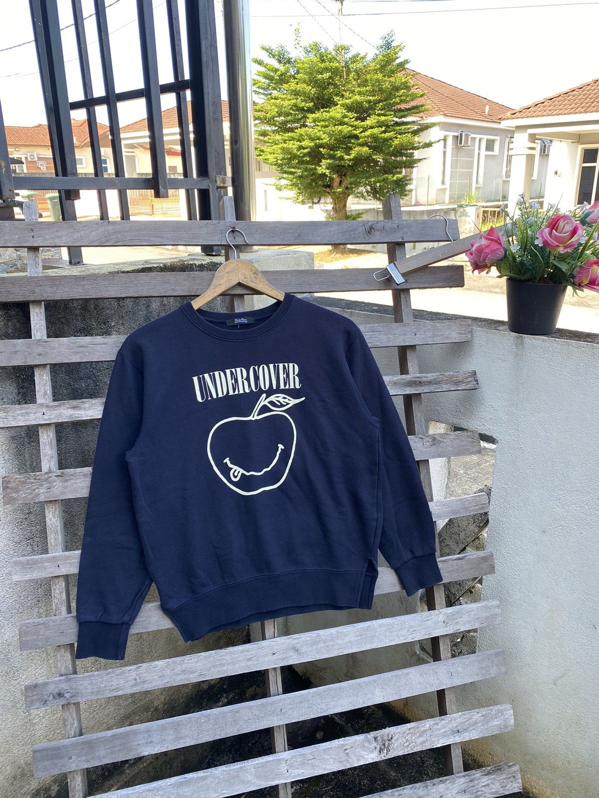 Smiley Apple Crewneck Sweatshirt