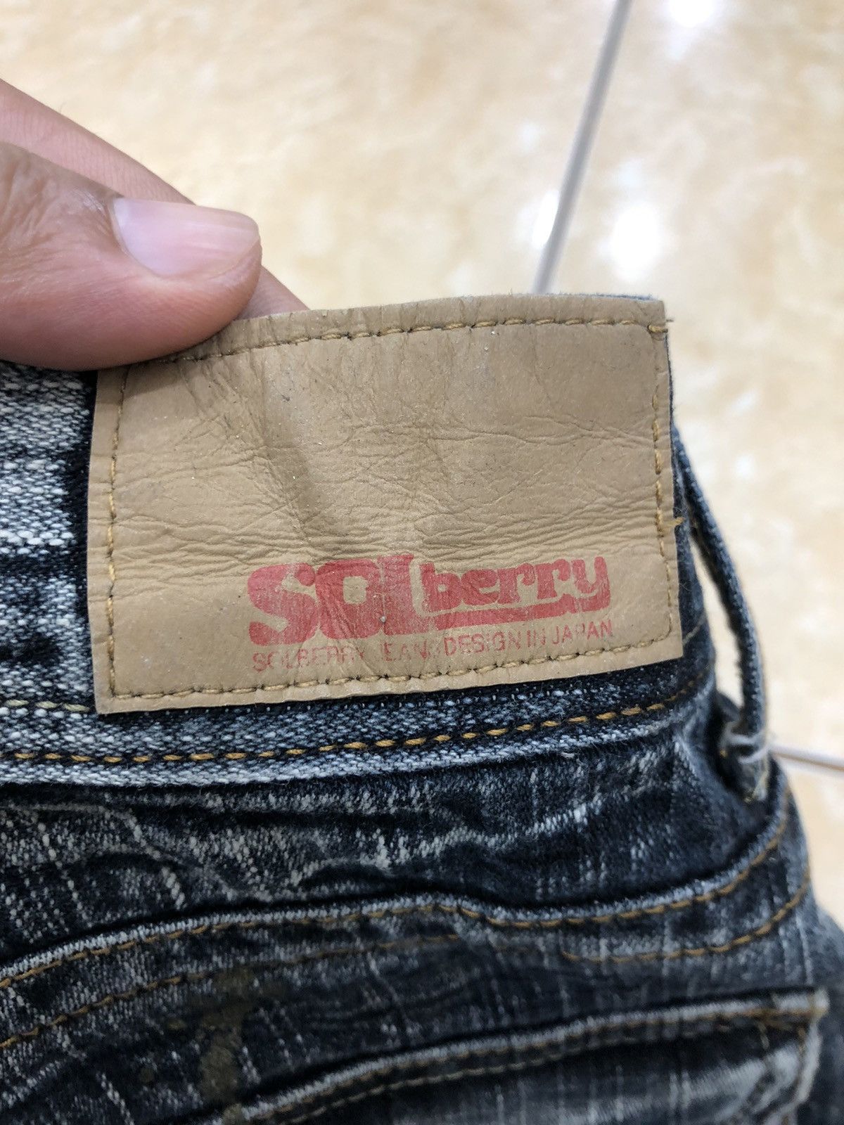 If Six Was Nine Solberry Ripped Paint splatter Denim Pants Size US 31 - 10 Thumbnail