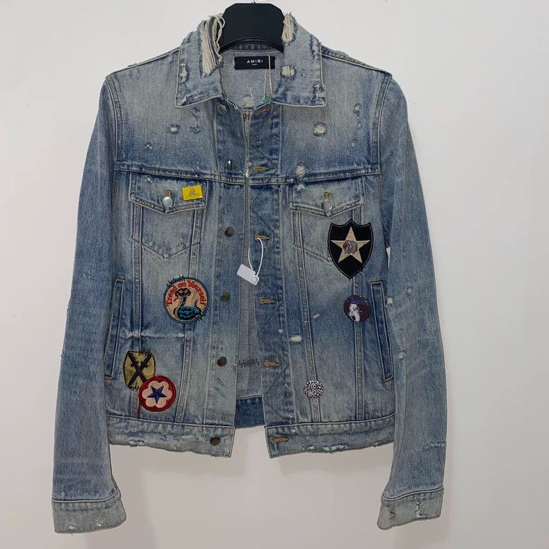 Amiri Amiri Backstab Denim Jacket Size US S / EU 44-46 / 1 - 2 Thumbnail