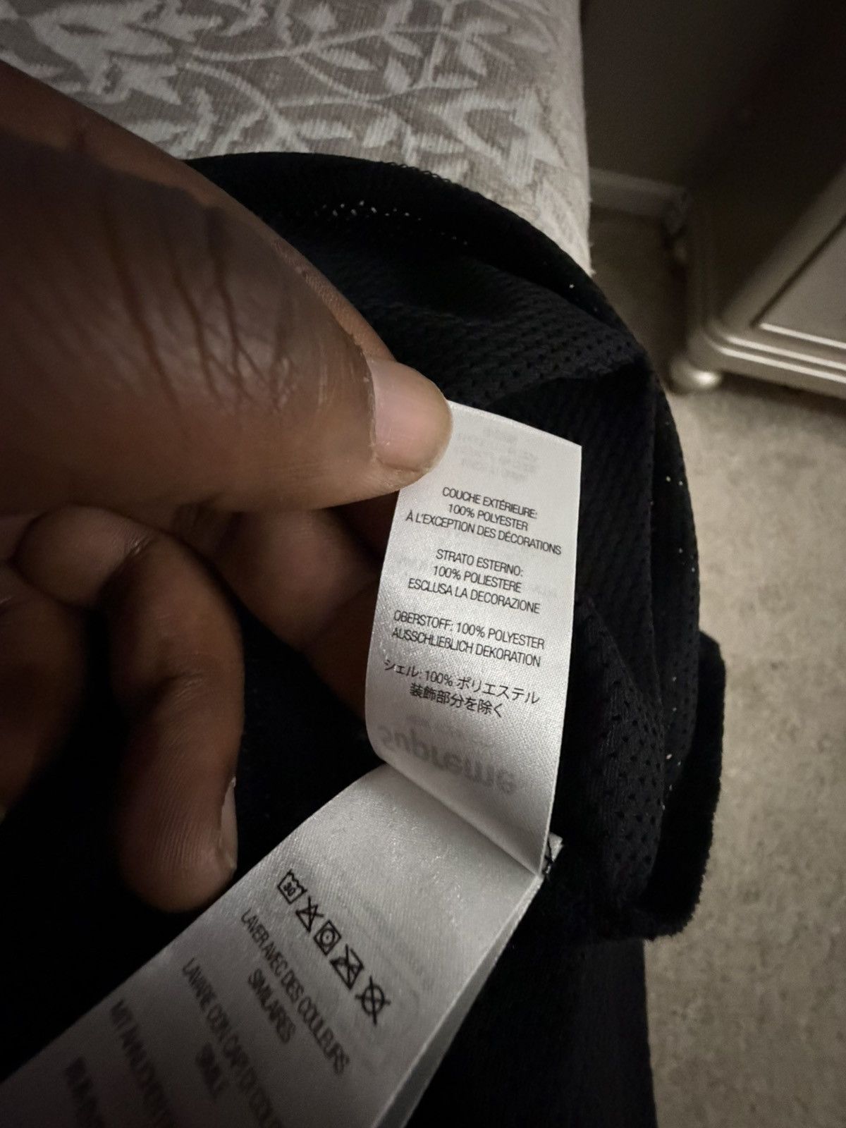 Supreme Supreme Arabic Mesh Long-Sleeve Top 'Black' Size US L / EU 52-54 / 3 - 5 Thumbnail