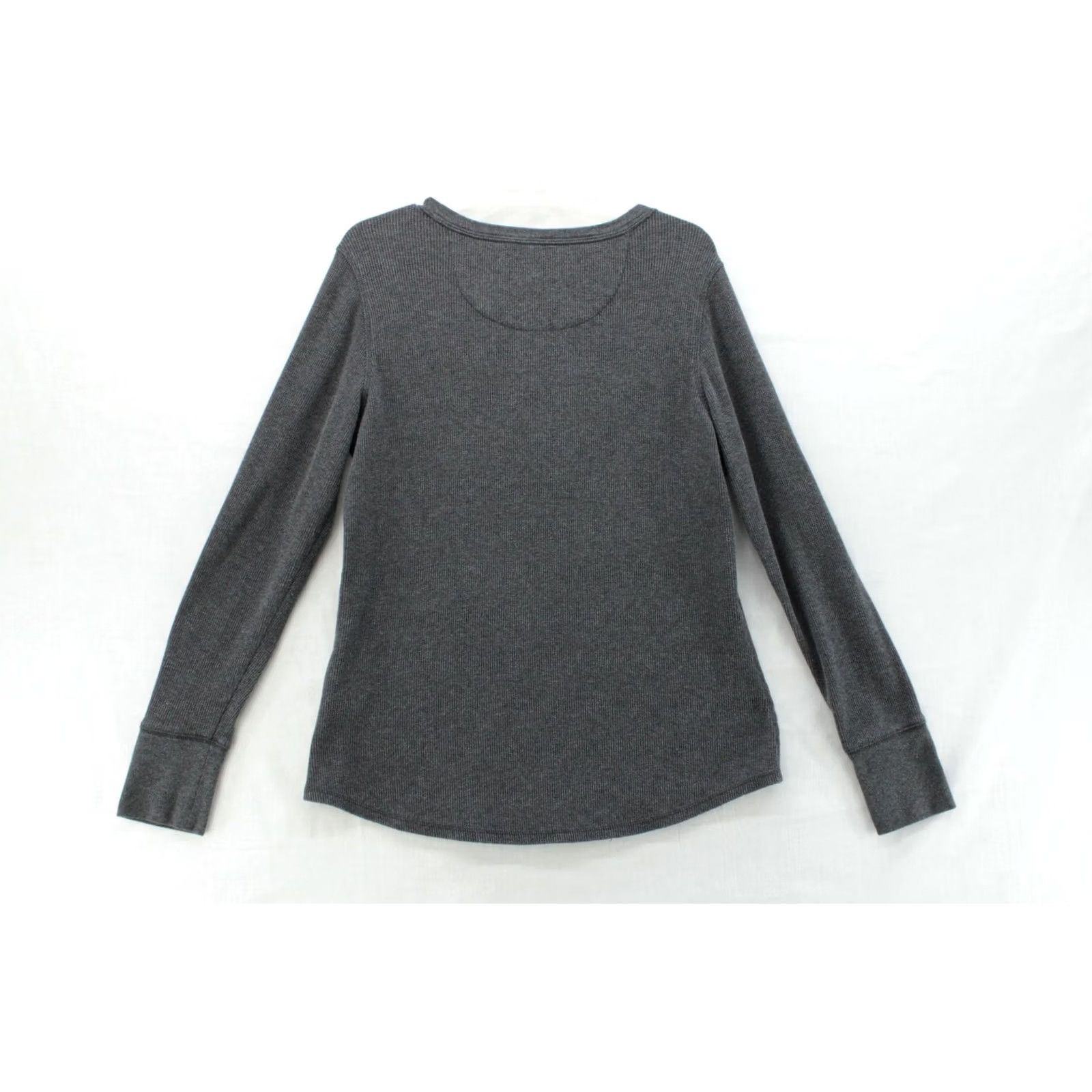 Carhartt Carhartt Henley Shirt Womens Large Gray Snaps Long Sleeve Ribbed Outdoors Size L / US 10 / IT 46 - 3 Thumbnail