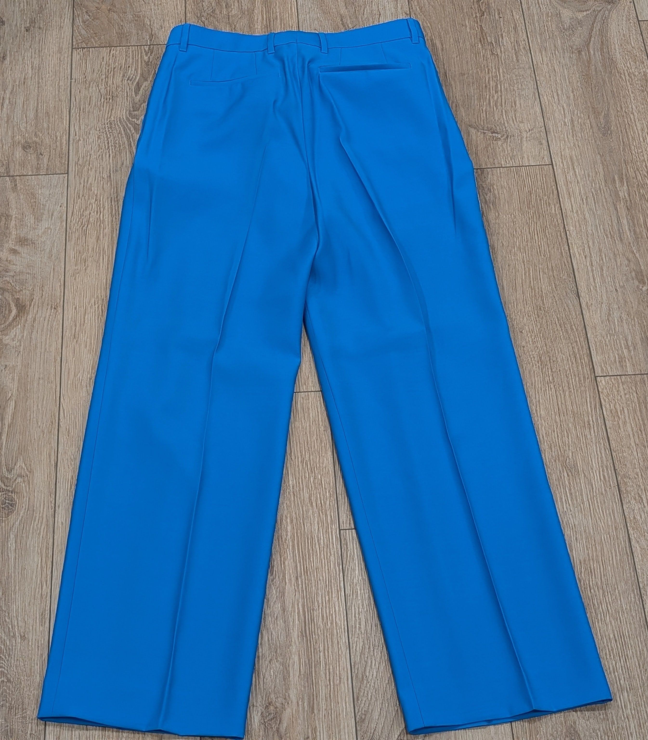 Burberry Burberry Tailored Wool Trousers Pants Vivid Blue 48 US 32 Size US 32 / EU 48 - 4 Thumbnail