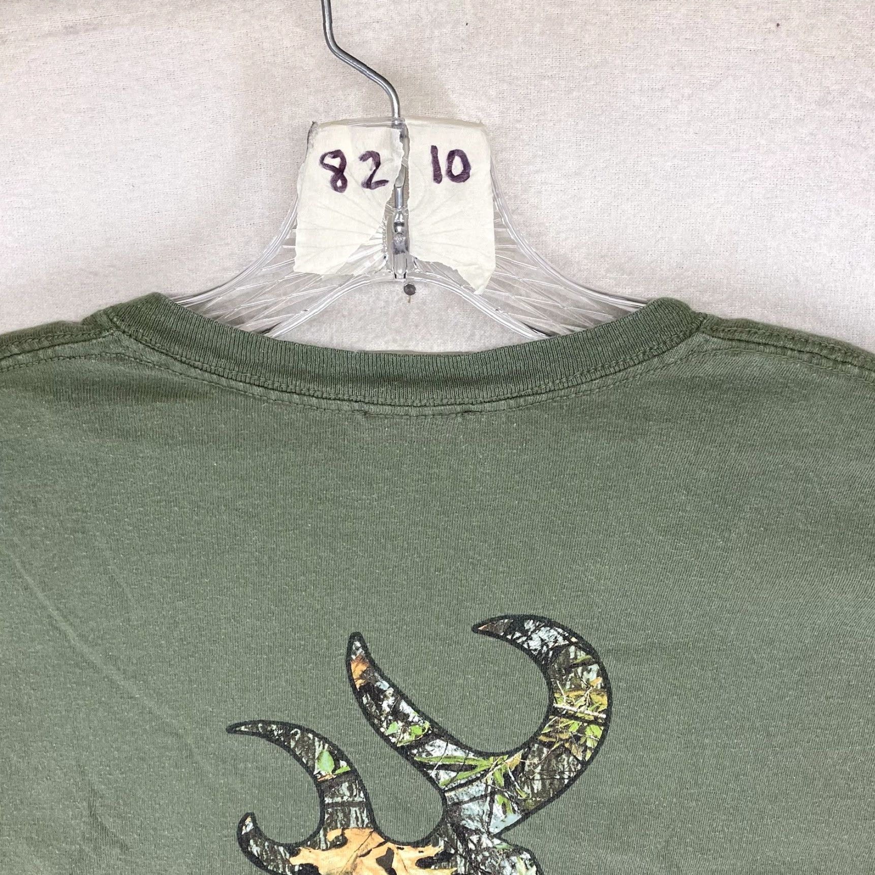 Vintage VINTAGE Browning Hunting T-Shirt Men 2XL Short Sleeve Cotton Green 90s Outdoor Streetwear Size US XXL / EU 58 / 5 - 7 Thumbnail