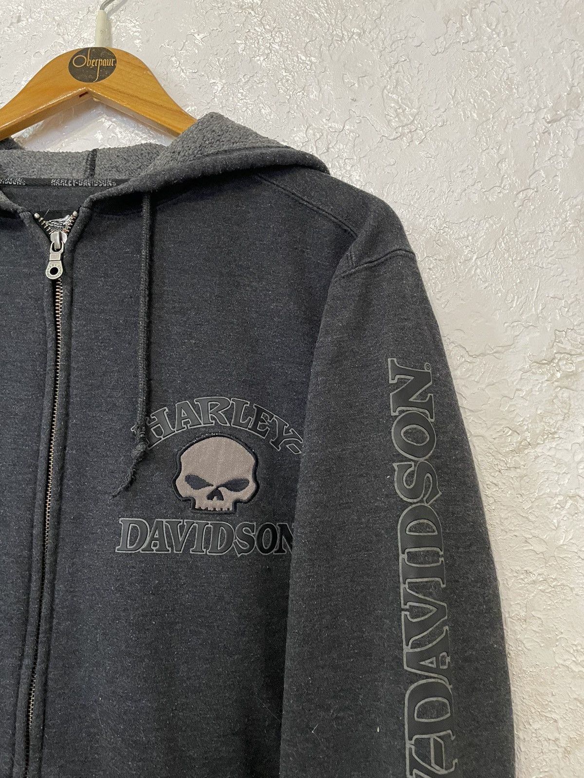 Harley Davidson Harley Davidson Vintage Zip Hoodie Skull Big Logo Size US S / EU 44-46 / 1 - 7 Thumbnail