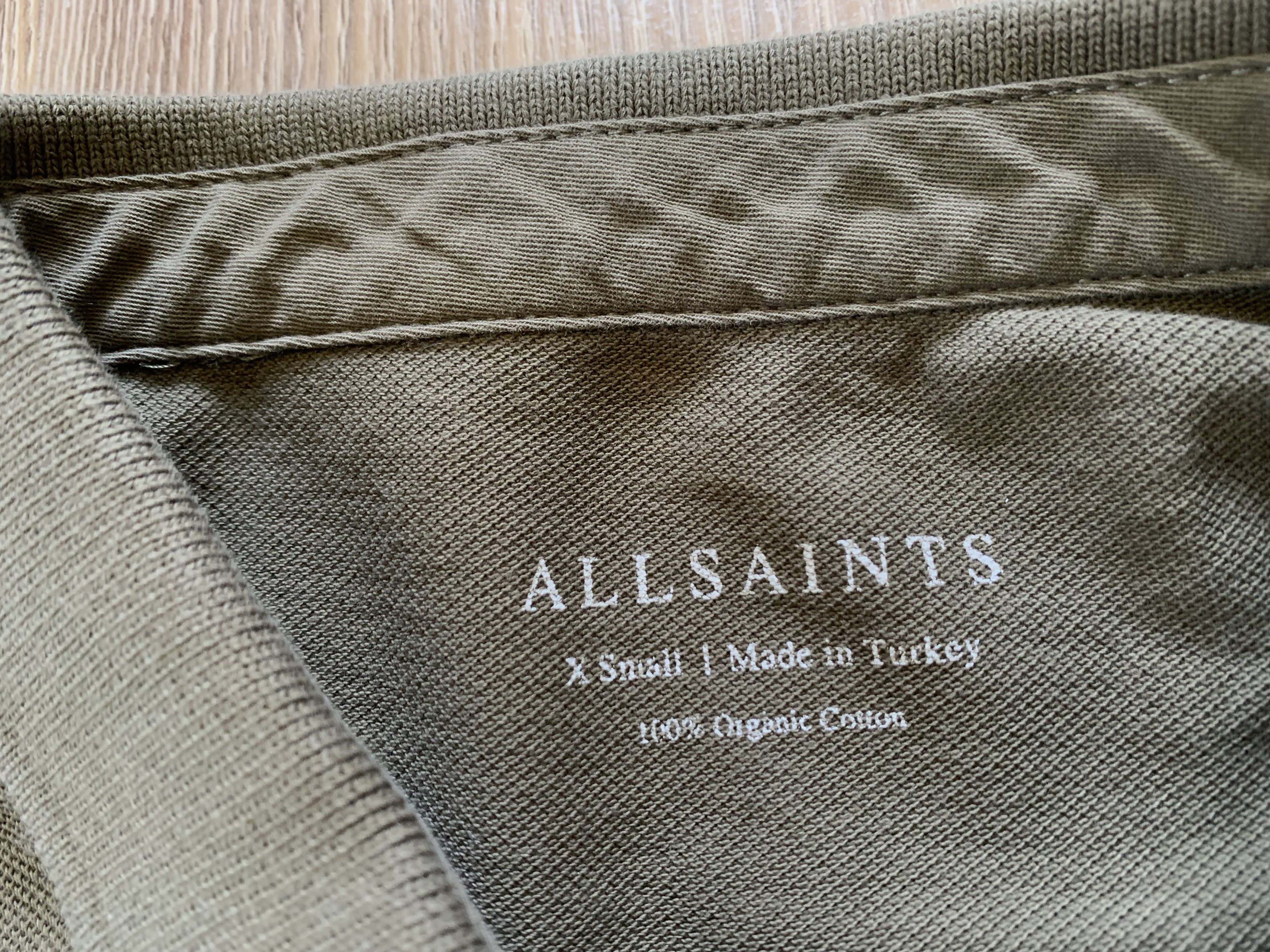 Allsaints Allsaints Khaki Long Sleeve Polo T Shirt Size US XS / EU 42 / 0 - 5 Thumbnail