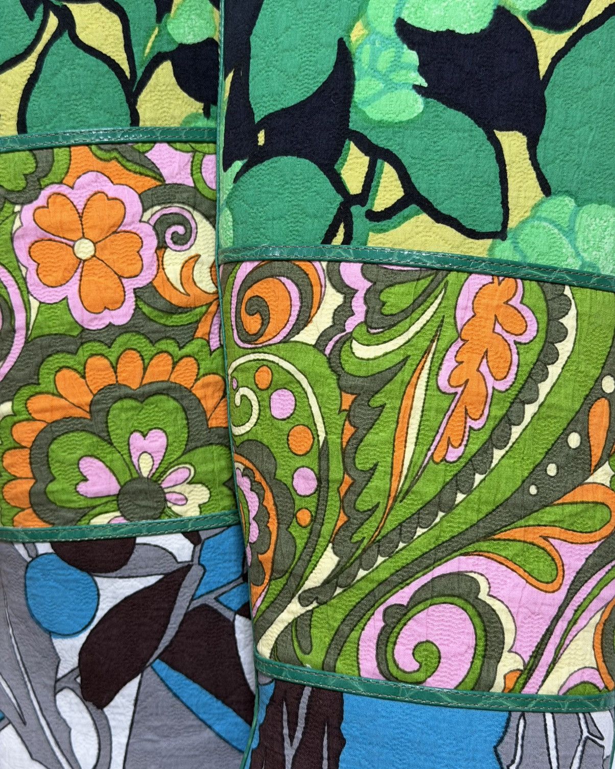 Dolce & Gabbana DOLCE&GABBANA S/S 2004 Patchwork Floral Knee High Boots Size US 6.5 / IT 36.5 - 5 Thumbnail