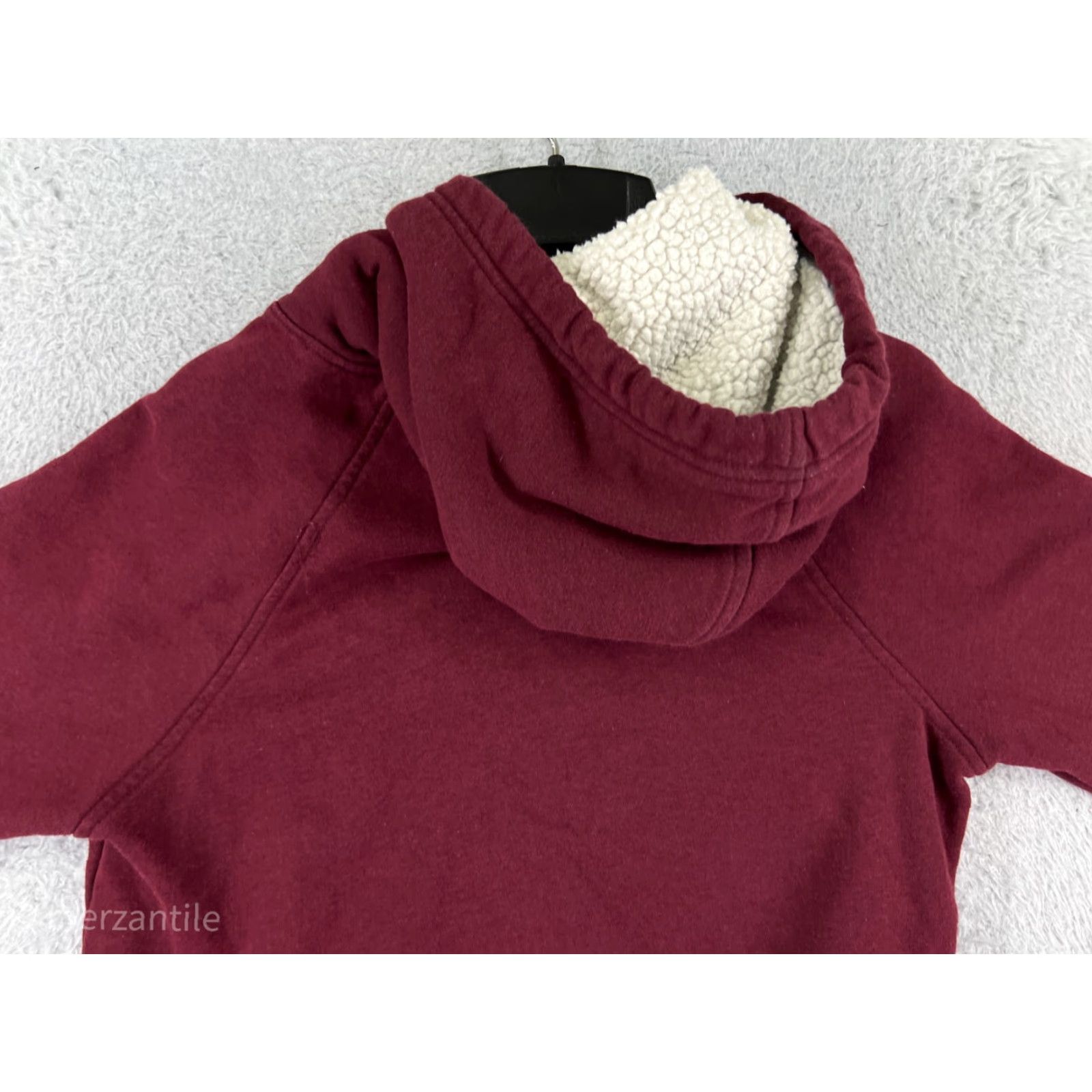 Old Navy Old Navy Hoodie Women Small Red Hooded Cotton Blend Pocket Sweatshirt Shirt Size S / US 4 / IT 40 - 7 Thumbnail