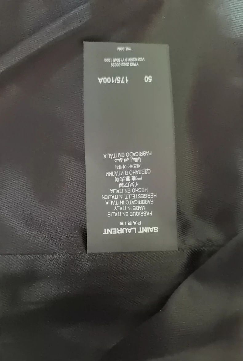 Saint Laurent Paris Saint Laurent Paris Wool Signature Baseball Jacket-2506 Size US M / EU 48-50 / 2 - 2 Thumbnail