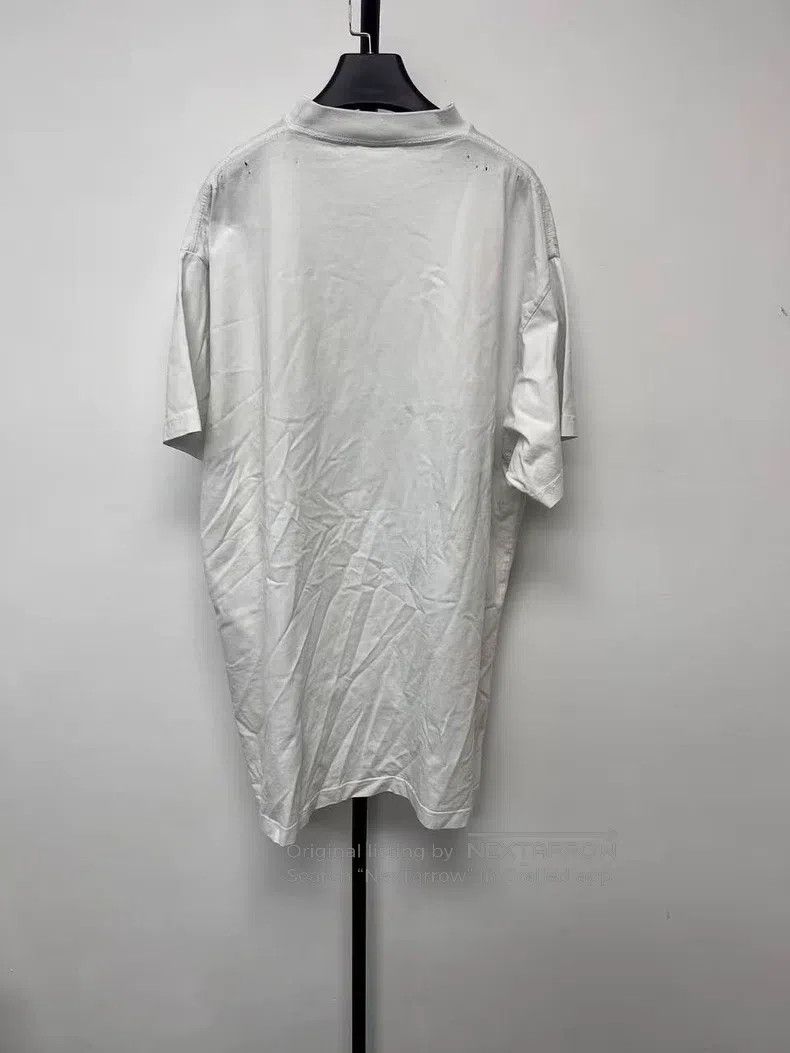 Balenciaga Balenciaga Letter Print Crew Neck Short Sleeve T-Shirt Reg Size US M / EU 48-50 / 2 - 2 Thumbnail