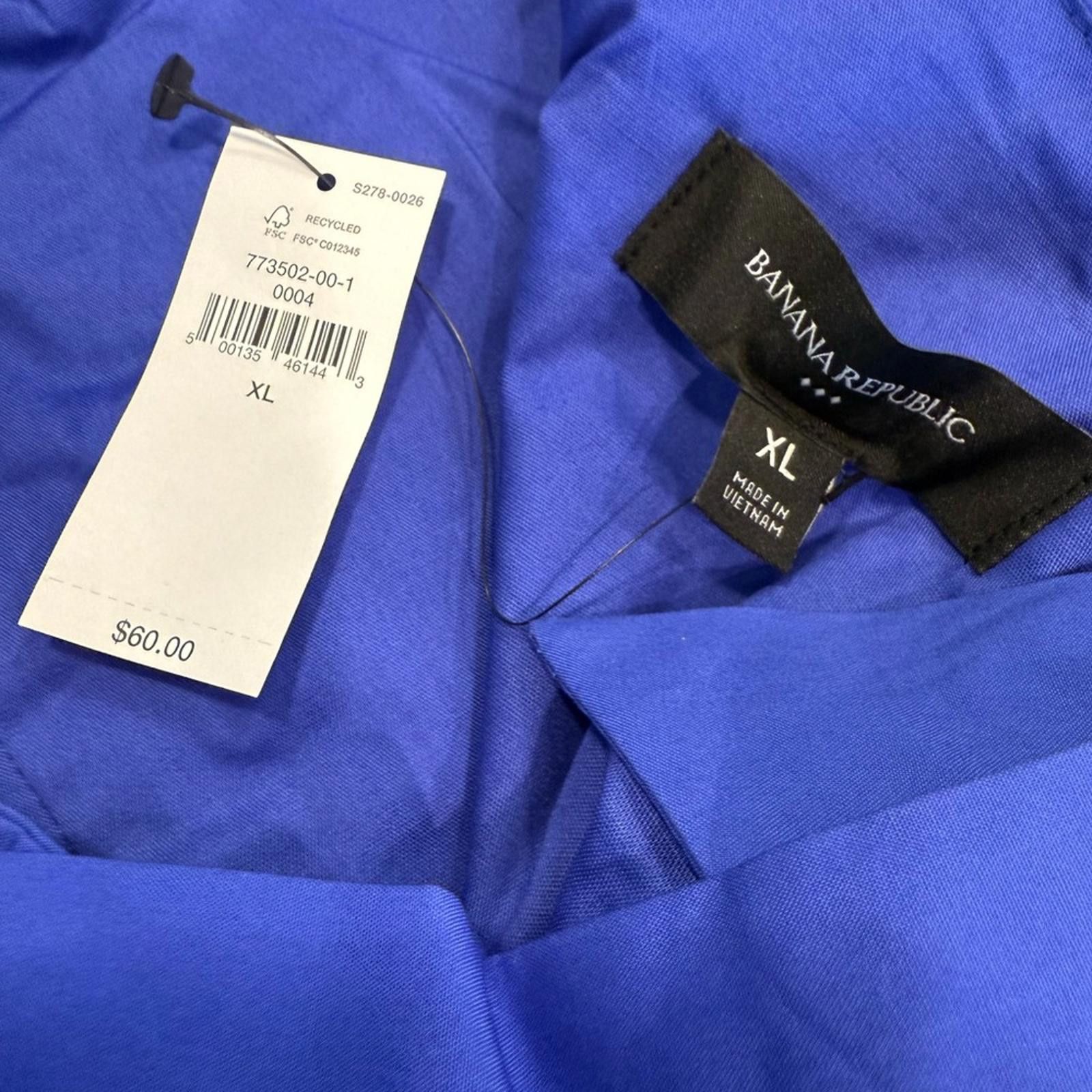 Other Banana Republic Factory blue crop top ruched back SZ XL Size XL / US 12-14 / IT 48-50 - 9 Thumbnail