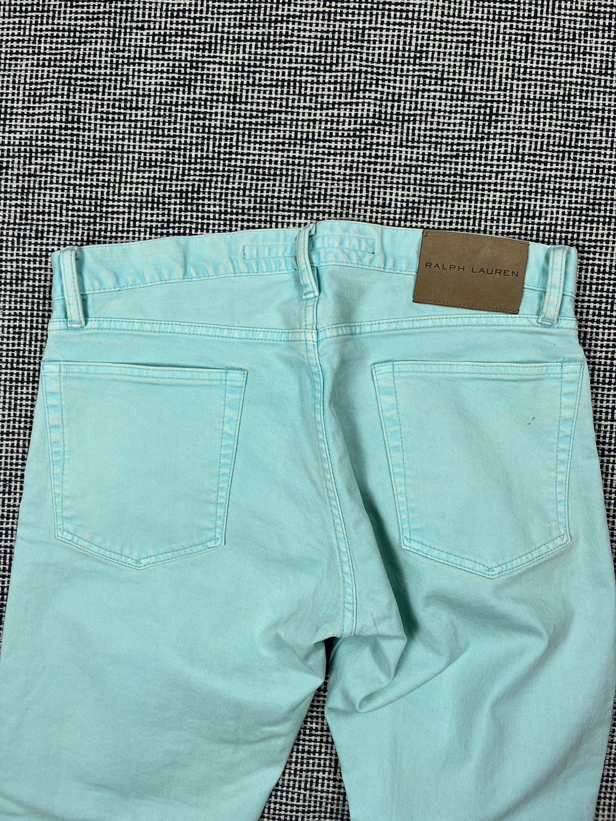 Polo Ralph Lauren × Ralph Lauren × Ralph Lauren Black Label Ralph Lauren black label rare distressed turquoise jeans Size US 34 / EU 50 - 3 Thumbnail