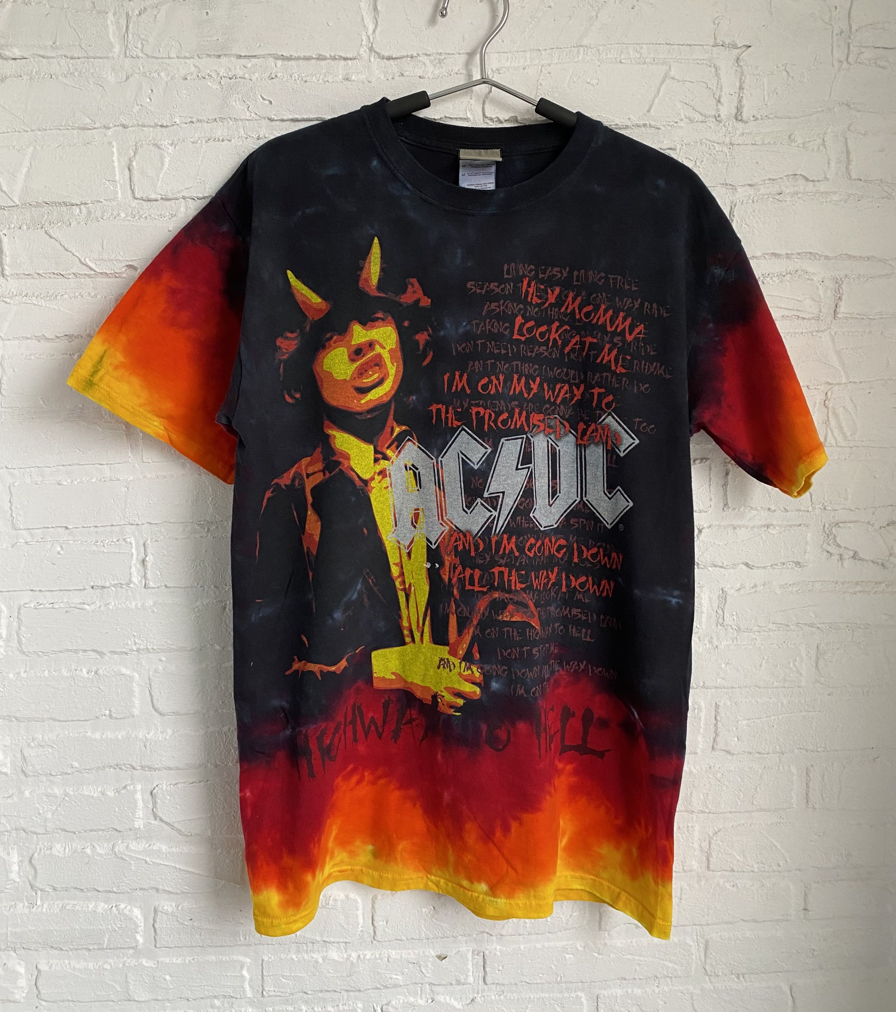 Band Tees × Vintage Vintage 2006 Liquid Blue AC/DC Highway To Hell T-Shirt Size US M / EU 48-50 / 2 - 1 Thumbnail