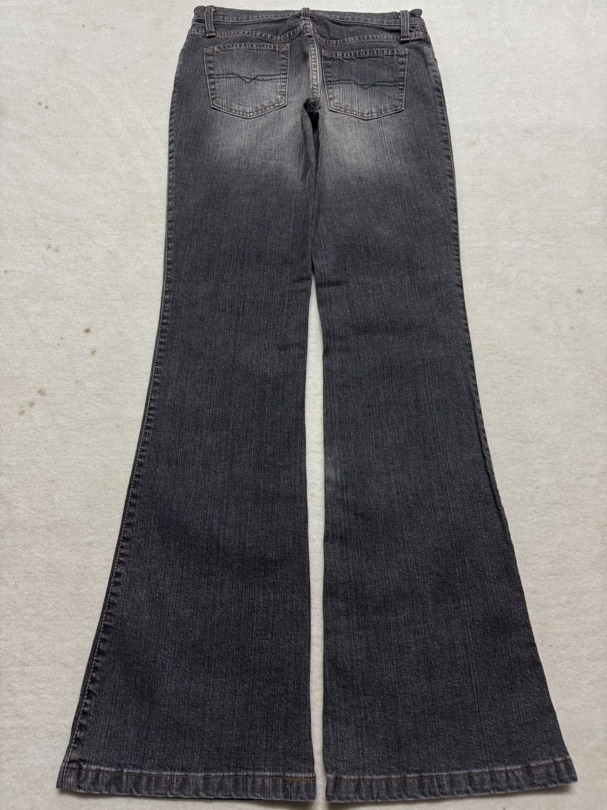 Tornado Mart VINTAGE 2000s JAPANESE BELL BOTTOM CRAZY FADED VERY RARE Size US 28 / EU 44 - 8 Thumbnail