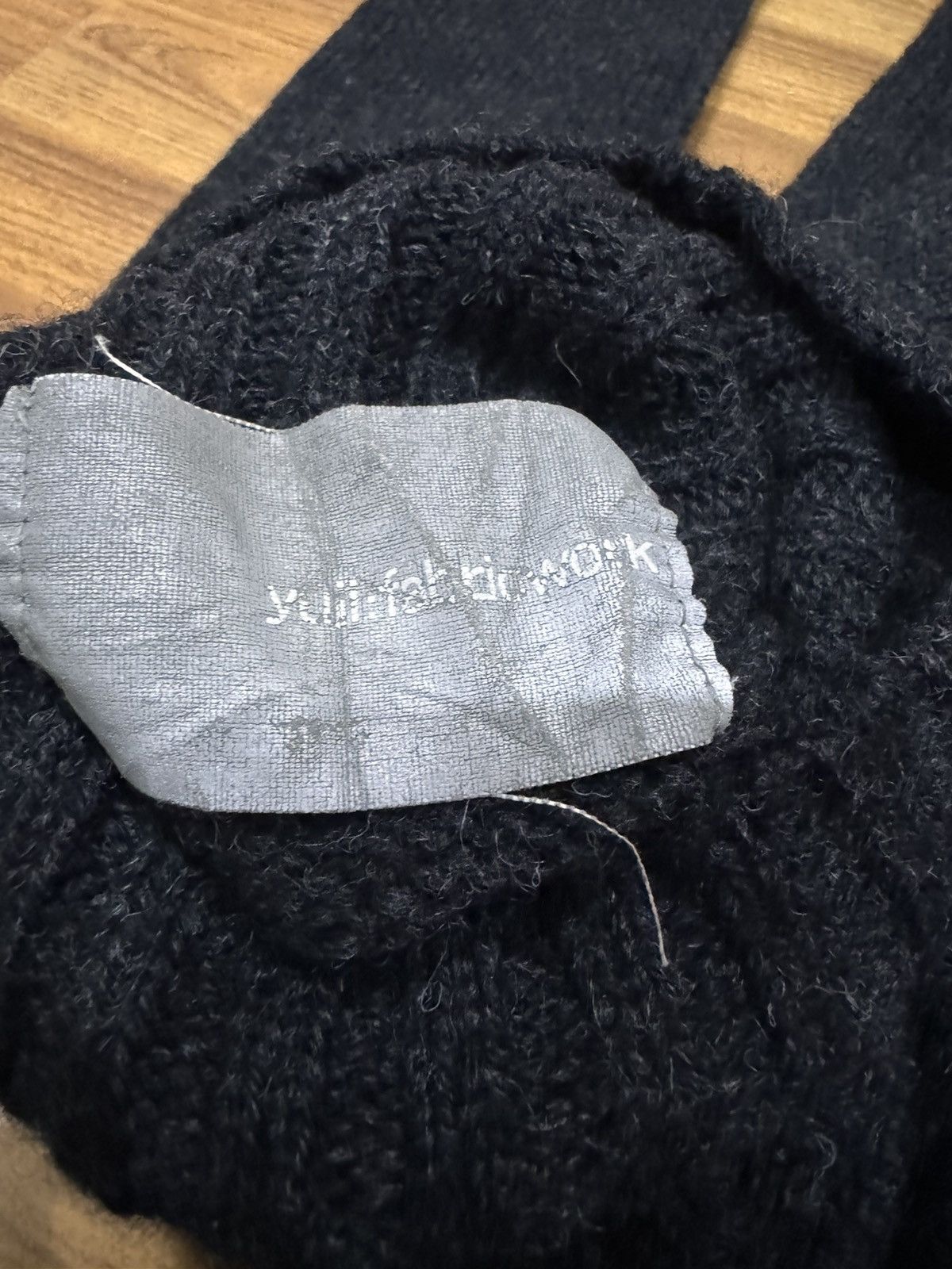 Yuji Yamada YUJI FABRICWORK PURE WOOL KNITTED SWEATER Size US M / EU 48-50 / 2 - 6 Thumbnail