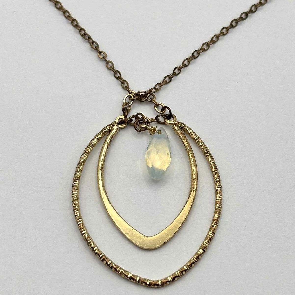 Other 90s Gold Crystal Necklace Size ONE SIZE - 3 Thumbnail