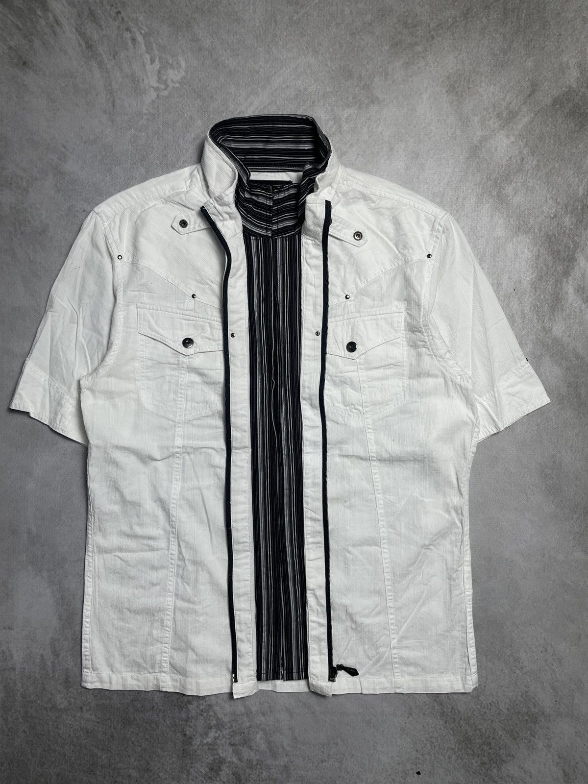 If Six Was Nine Crate Barefoot Vkei Style Double Inner Riders Shirt Size US L / EU 52-54 / 3 - 3 Thumbnail