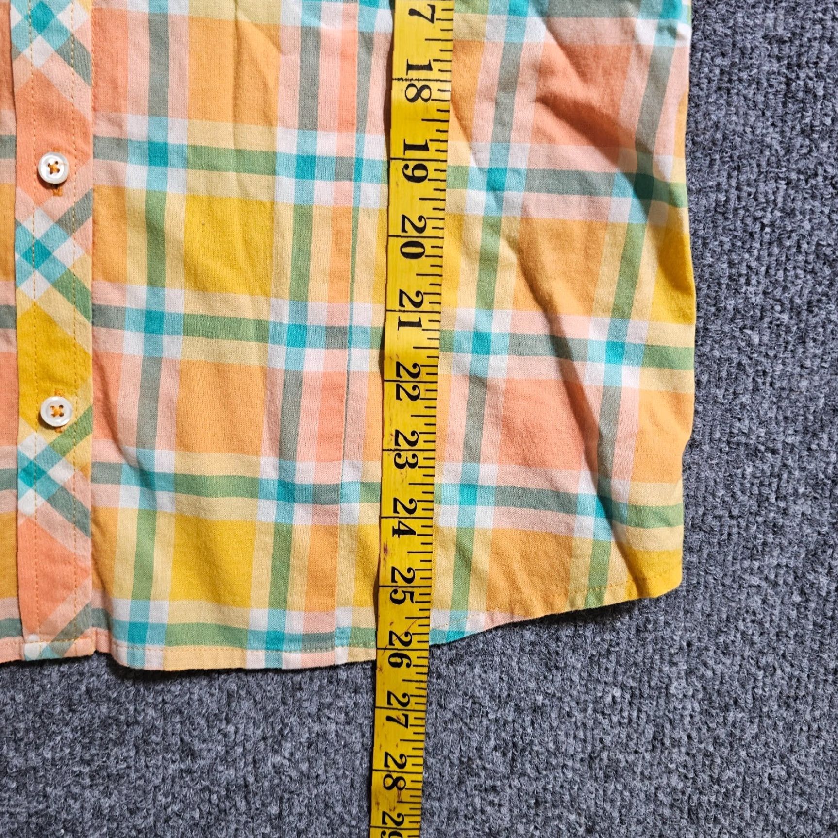 Vintage L.L. Bean Blouse Shirt Womens Size 10 Yellow Plaid Button Long Sleeve Casual Fall Winter Spring Ready to Ship Mens Womens Girls Boys Size L / US 10 / IT 46 - 7 Thumbnail