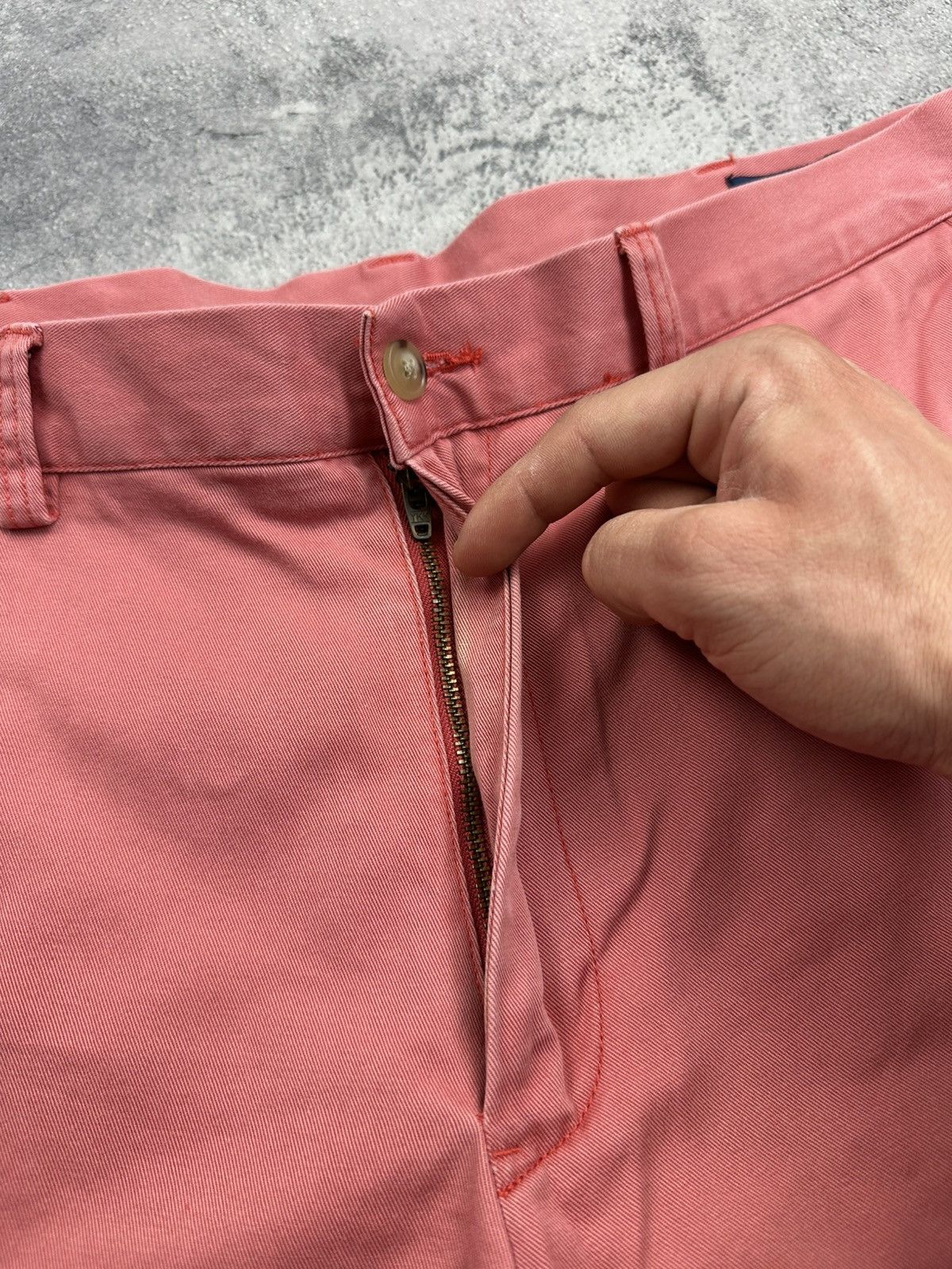 Polo Ralph Lauren Vintage Polo Ralph Lauren Chino Pink Shorts Y2K Classic 36 Size US 36 / EU 52 - 9 Thumbnail