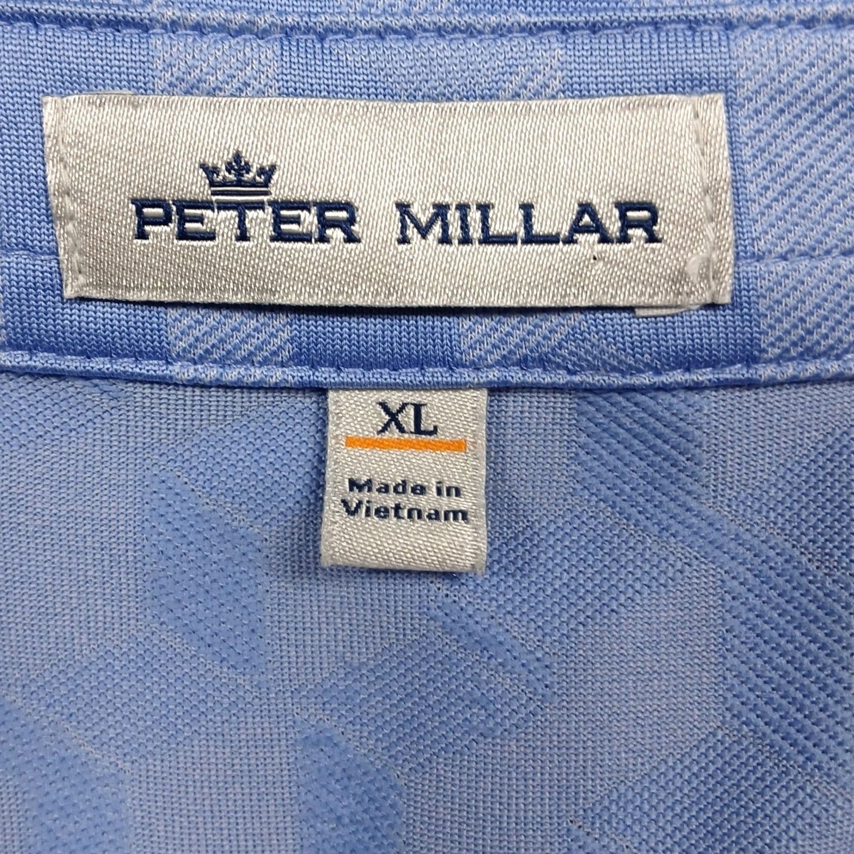 Peter Millar Peter Millar SBCC Golf Polo Shirt Men XL Blue Geometric Pattern 1926 Logo Size US XL / EU 56 / 4 - 5 Thumbnail