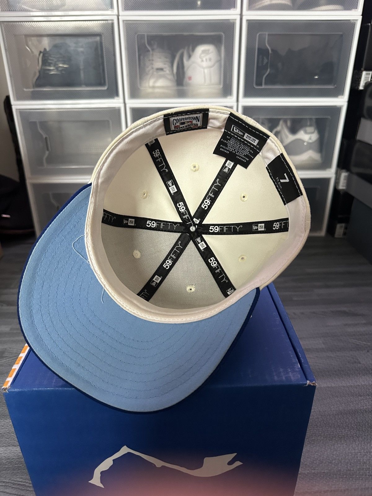 New Era Los Angeles Dodgers 75th World series Anniversary Size 7 Size ONE SIZE - 5 Thumbnail