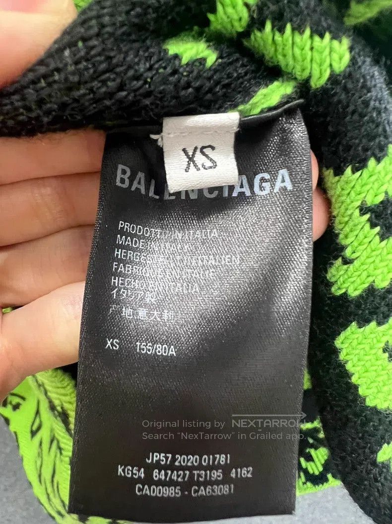 Balenciaga Balenciaga Ox Year Limited Knit Sweater Size US XS / EU 42 / 0 - 4 Thumbnail