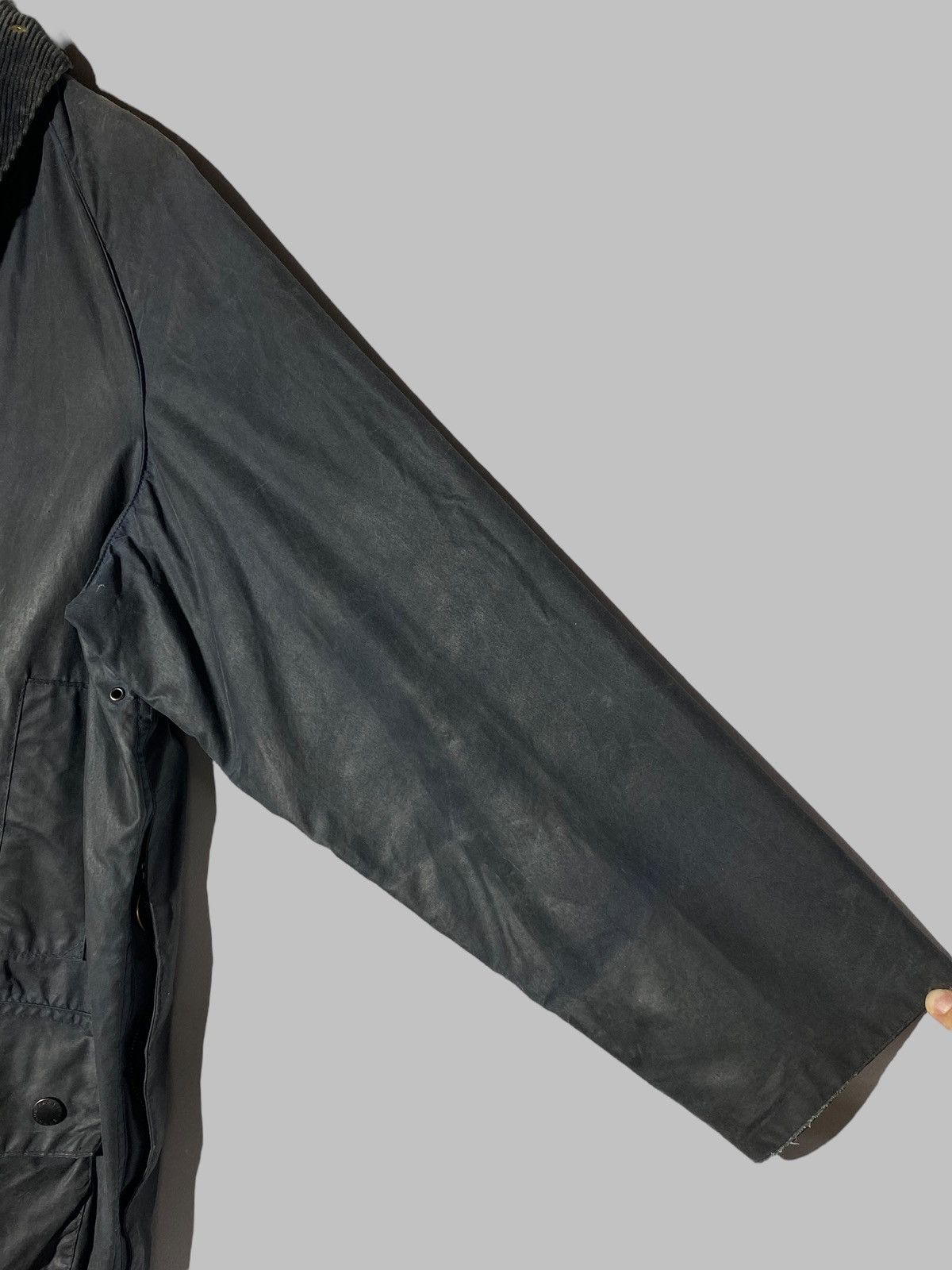 Barbour 🔥 BARBOUR BLACK WAX COAT VINTAGE CORE BRITISH OUTERWEAR Size US XL / EU 56 / 4 - 8 Thumbnail