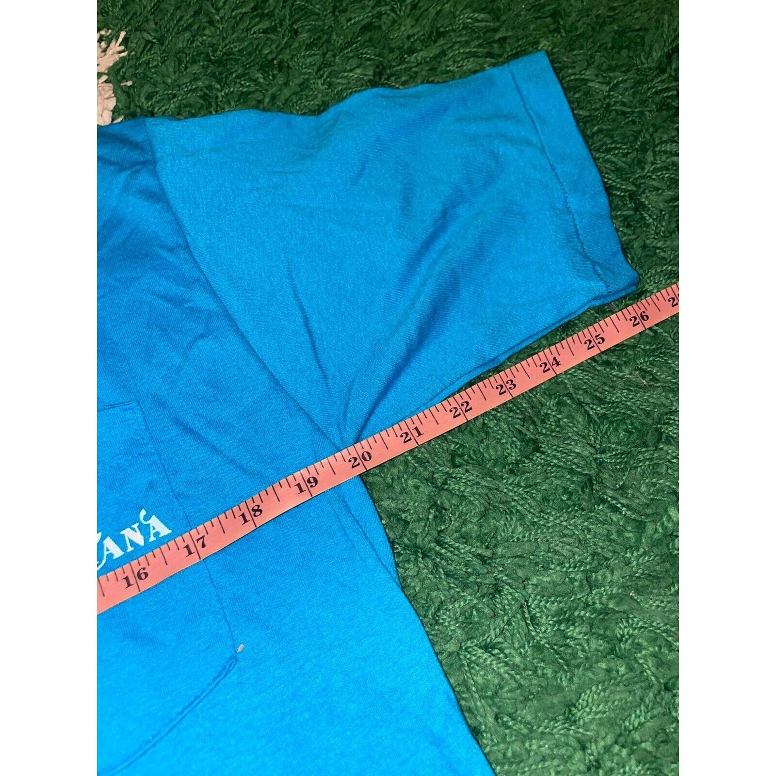 Jerzees Vintage Montana Shirt State Blue Front Pocket Tee VTG 90s L Size US L / EU 52-54 / 3 - 9 Thumbnail