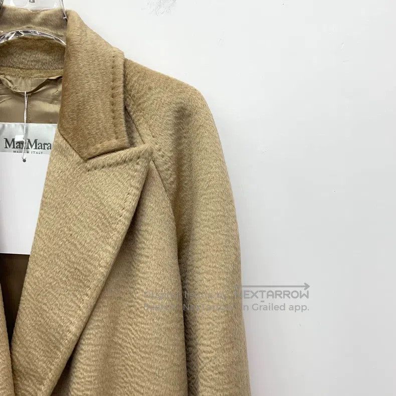 Max Mara Max Mara Brown Alpaca Hair Reversible Long-Sleeve Coat Size M / US 6-8 / IT 42-44 - 3 Thumbnail
