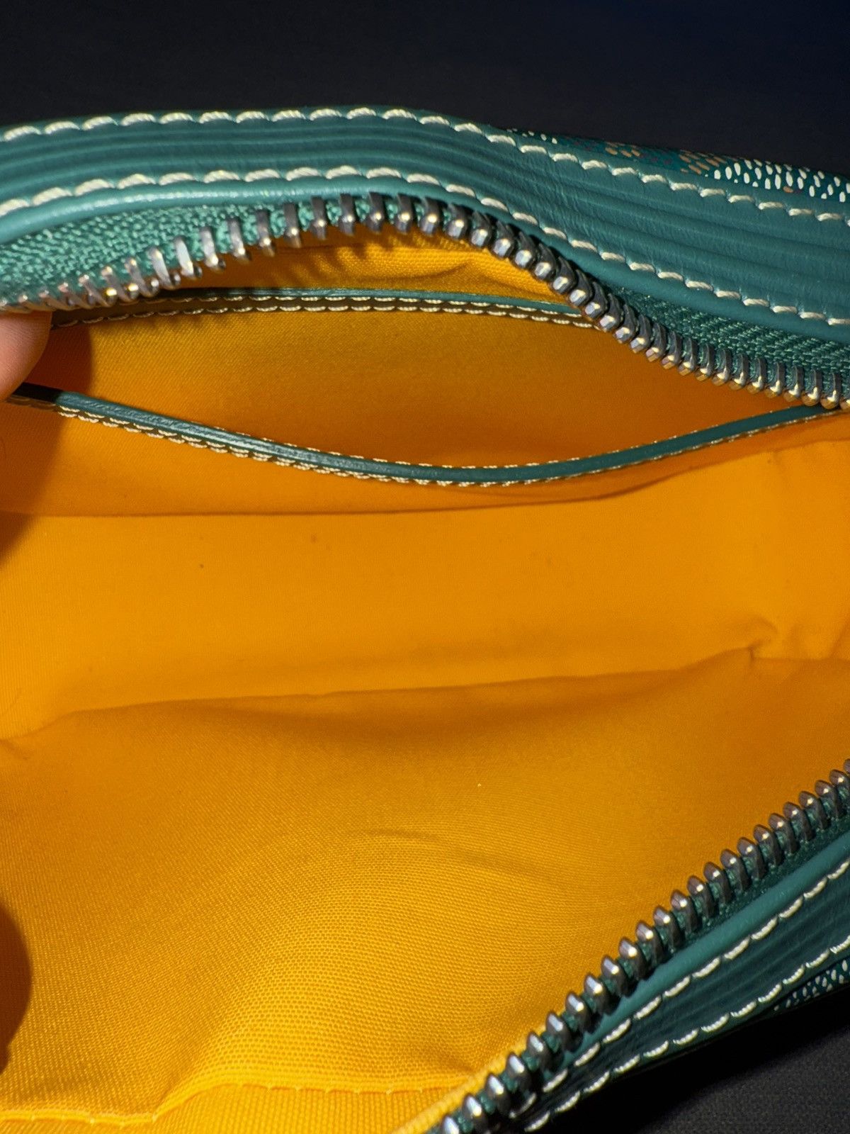 Goyard Goyard Cap Vert Goyardine Bag Green Size ONE SIZE - 12 Thumbnail