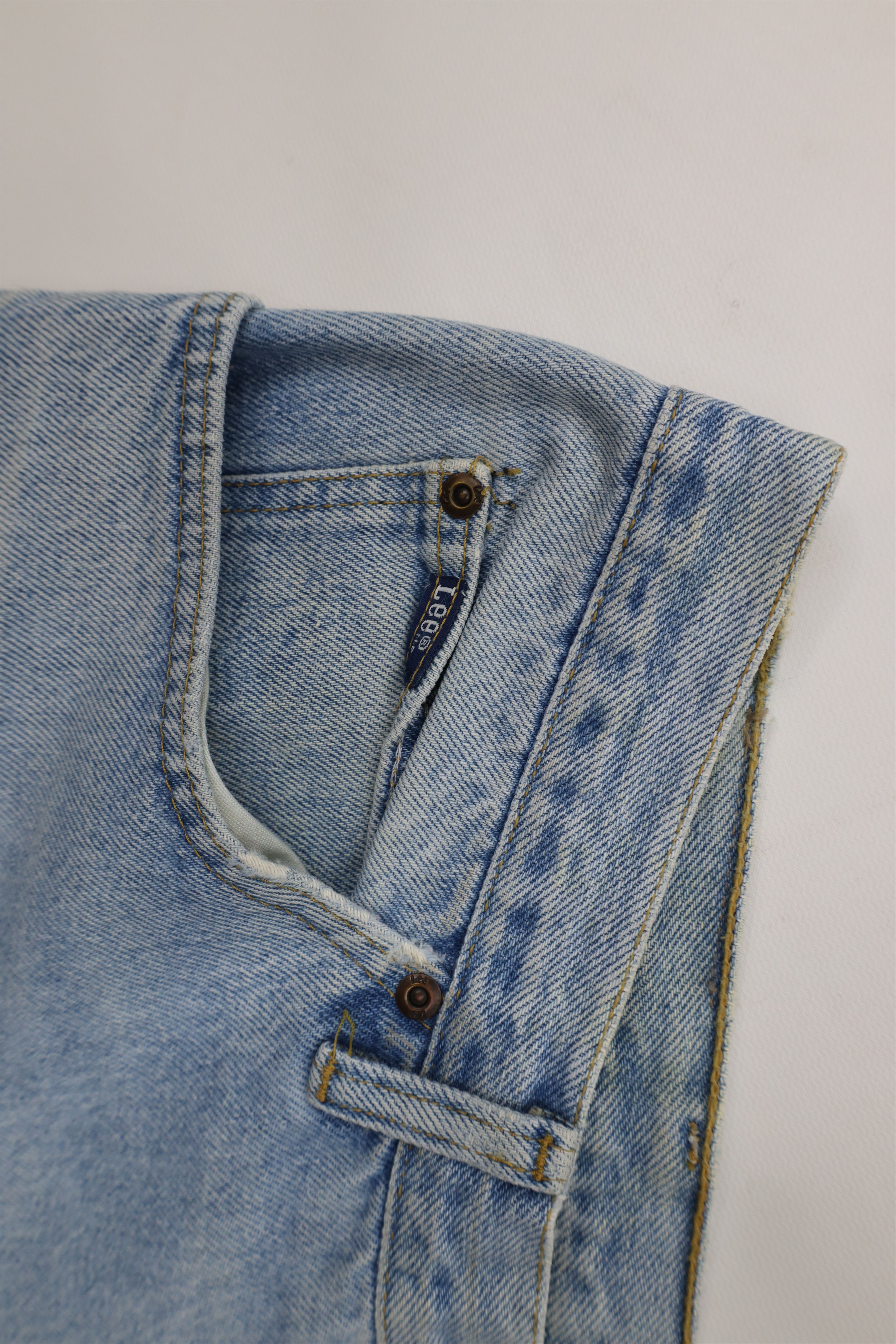 Lee Vintage 90s Lee Straight Leg Denim Jeans Blue Cotton Size US 38 / EU 54 - 8 Thumbnail