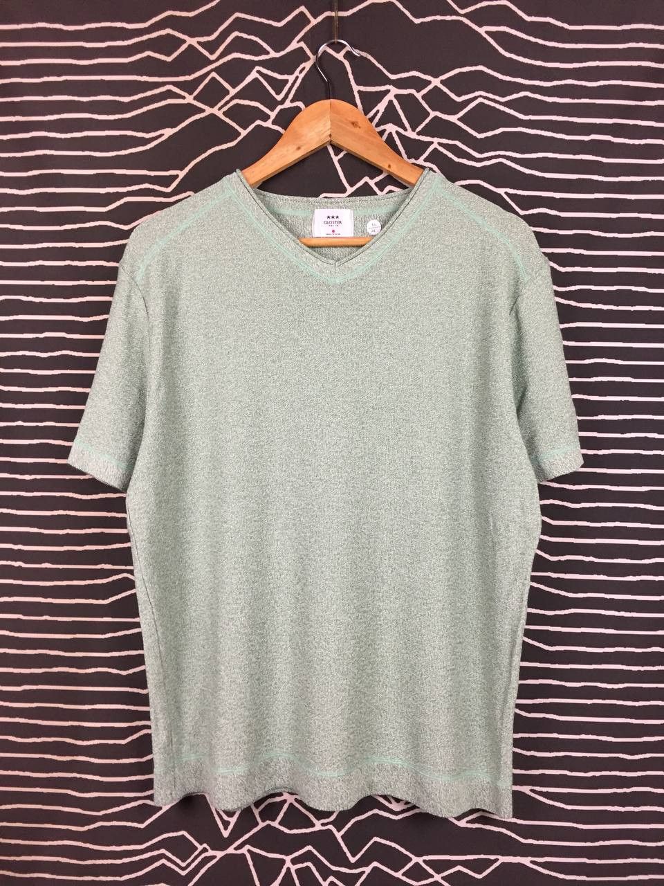Japanese Brand Gloster Tokyo Made in Japan Casual V-Neck Knit Tee Size US L / EU 52-54 / 3 - 1 Thumbnail