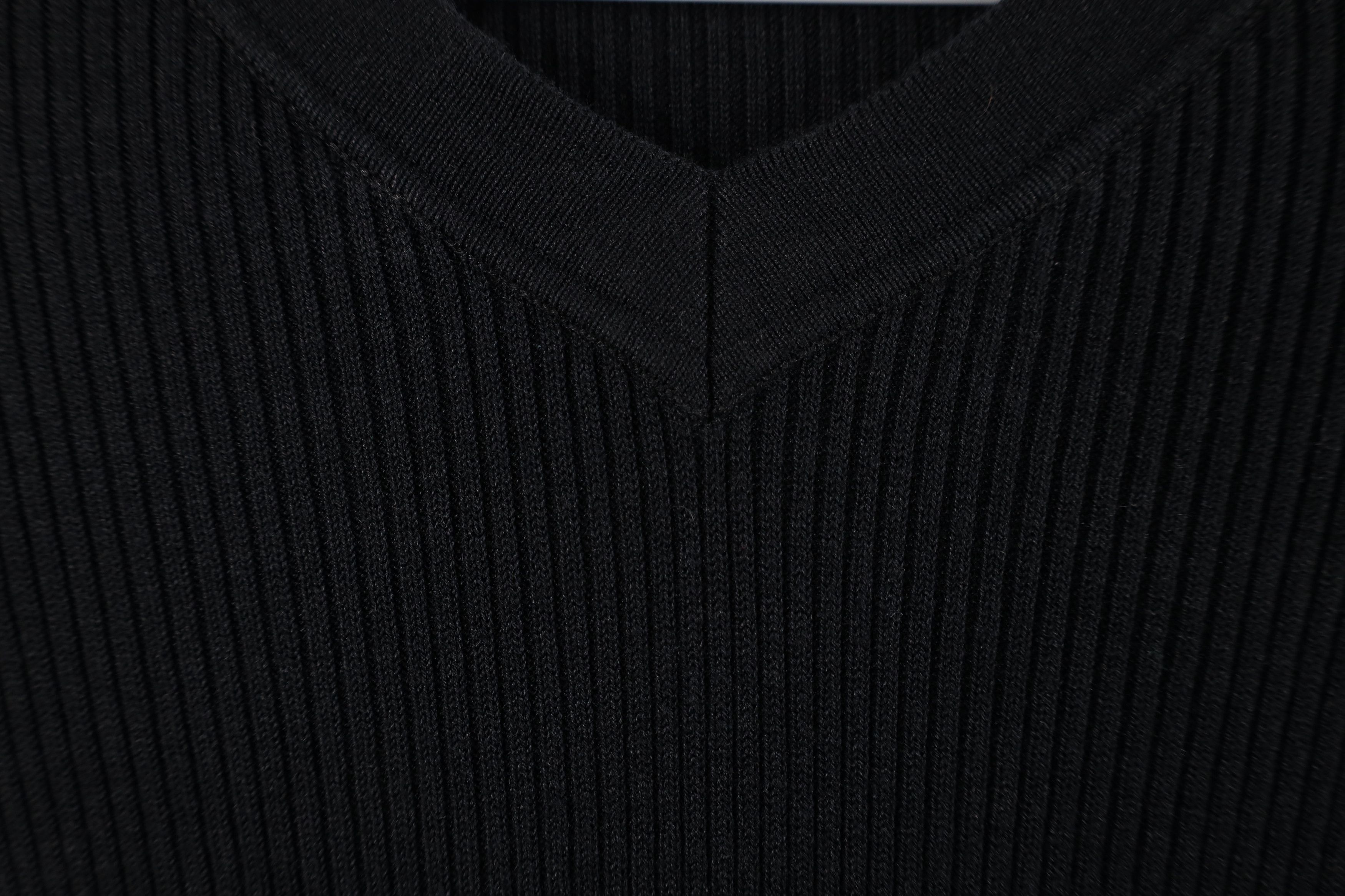 Vintage Vintage 90s Streetwear Silk Blend Ribbed Knit Sweater Size US XL / EU 56 / 4 - 6 Thumbnail